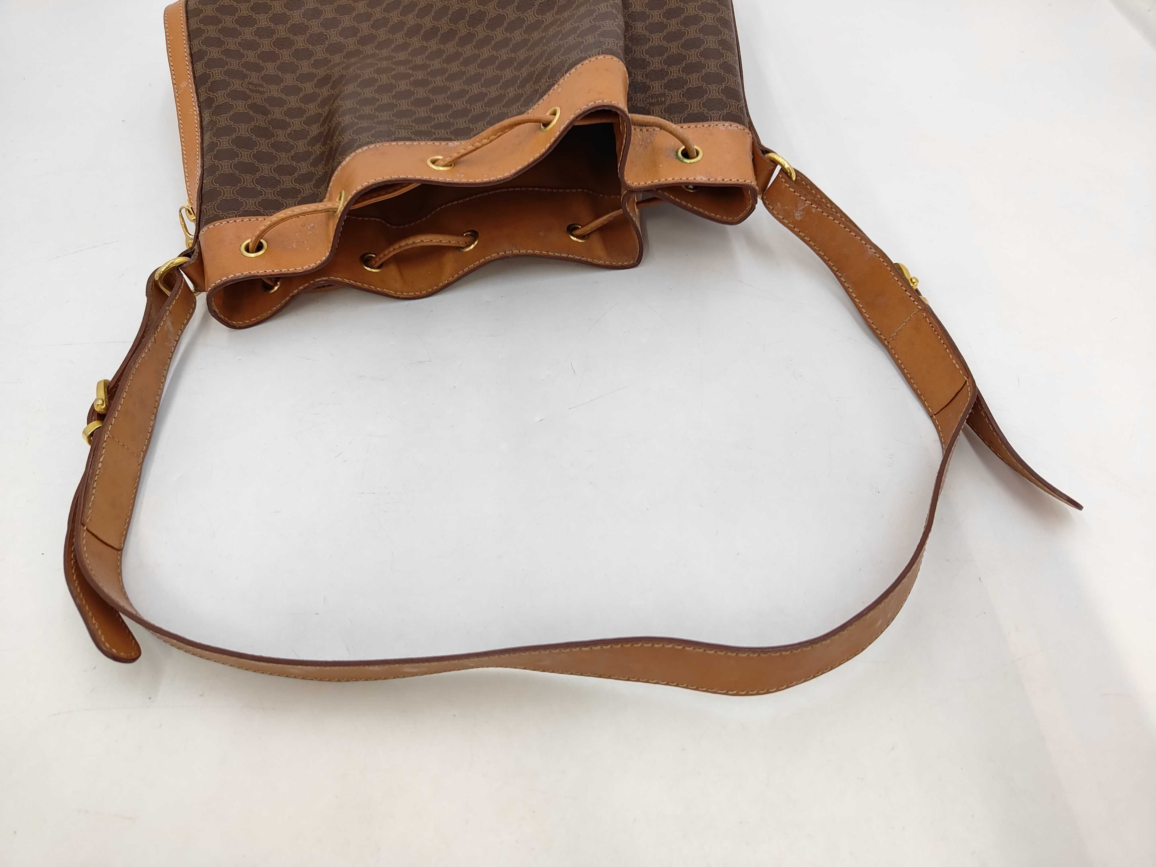 drawstring shoulder bag, Macadam pattern shoulder bag — view 7
