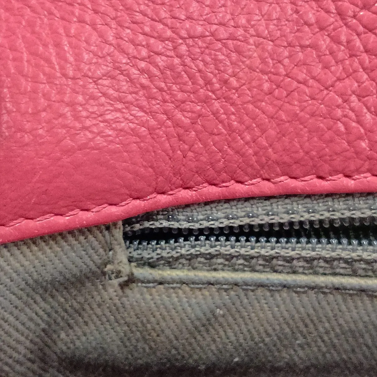 Wild Stitch Vintage Calf Chain Shoulder Bag, Pink, Gunmetal Hardware, 17983852, Serial Number 17 — view 13