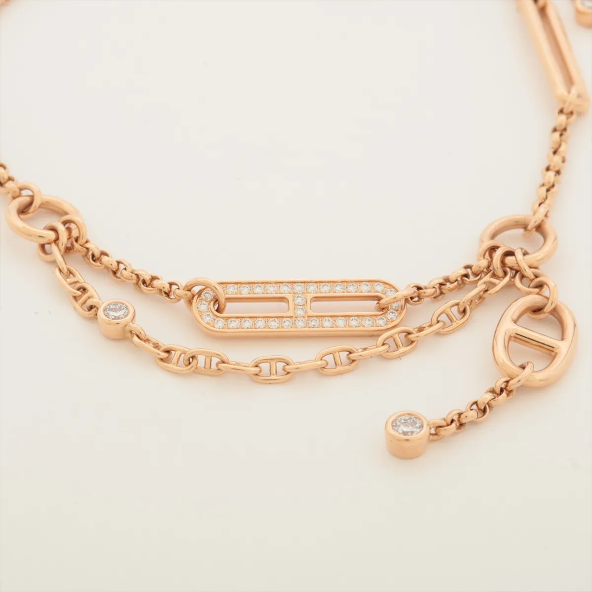 Chaine d'Ancle Chaos Diamond Bracelet 750(PG) 10.3g 0.1 ST 22A053273 — view 2