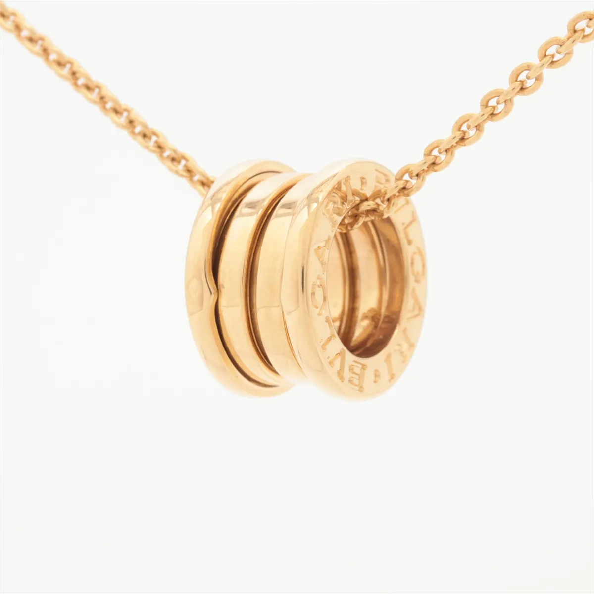 B.zero1 necklace, 750 (yellow gold), 12.2g, hallmark — view 2