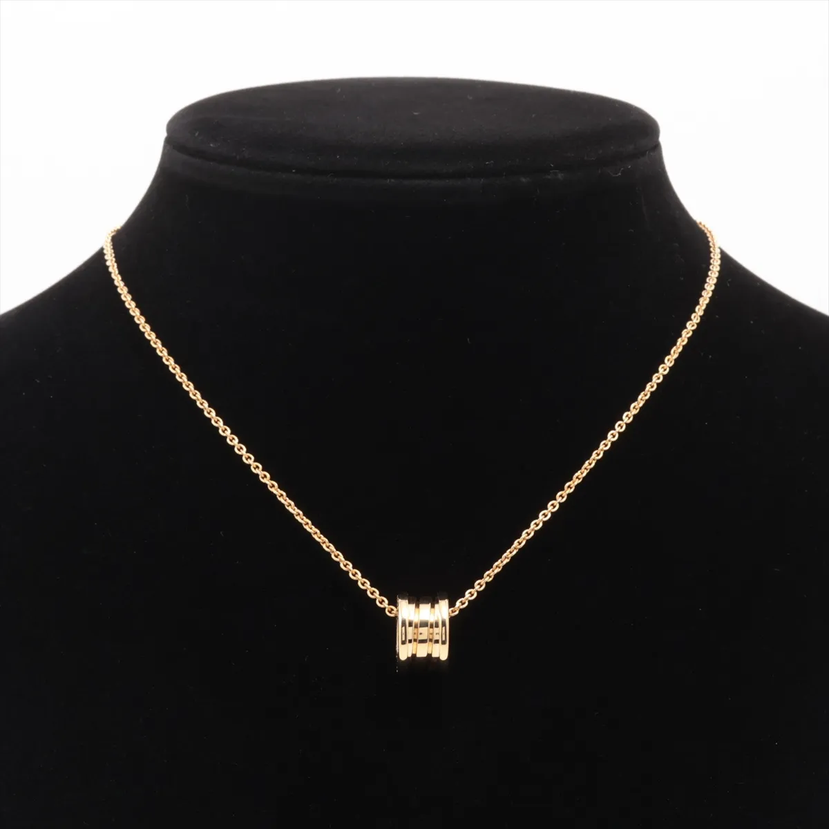 B.zero1 necklace, 750 (yellow gold), 12.2g, hallmark — view 5