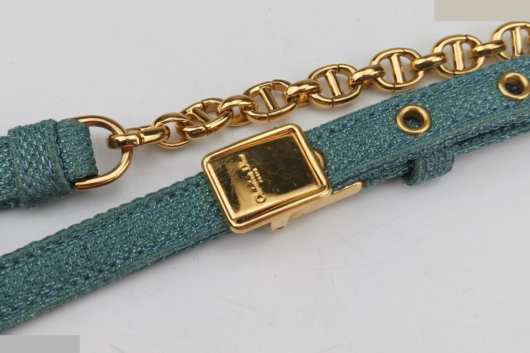 Caro Strass Embroidery Micro Fabric × Strass Blue — view 11