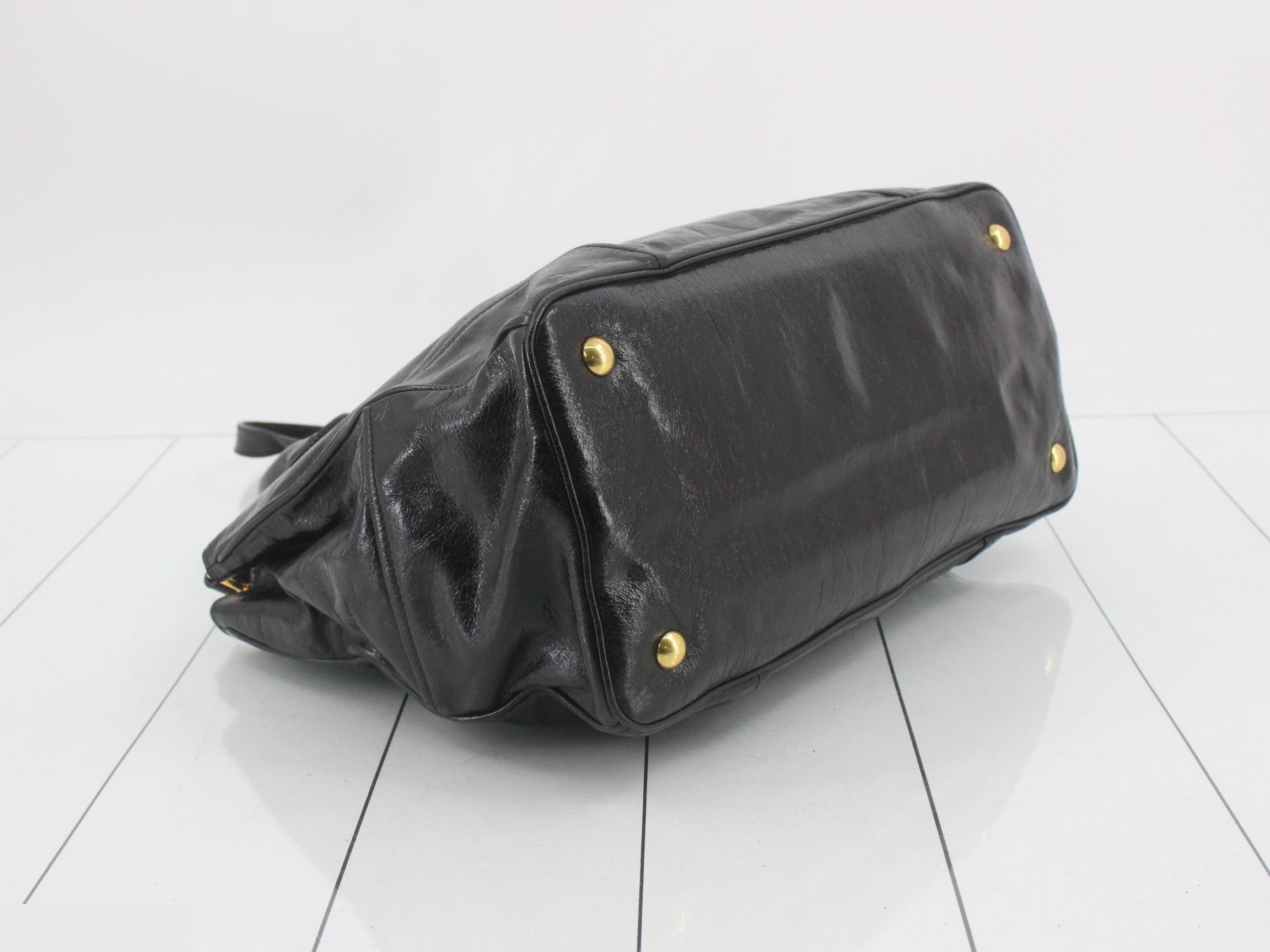 2-WAY Leather Handbag NERO — view 5