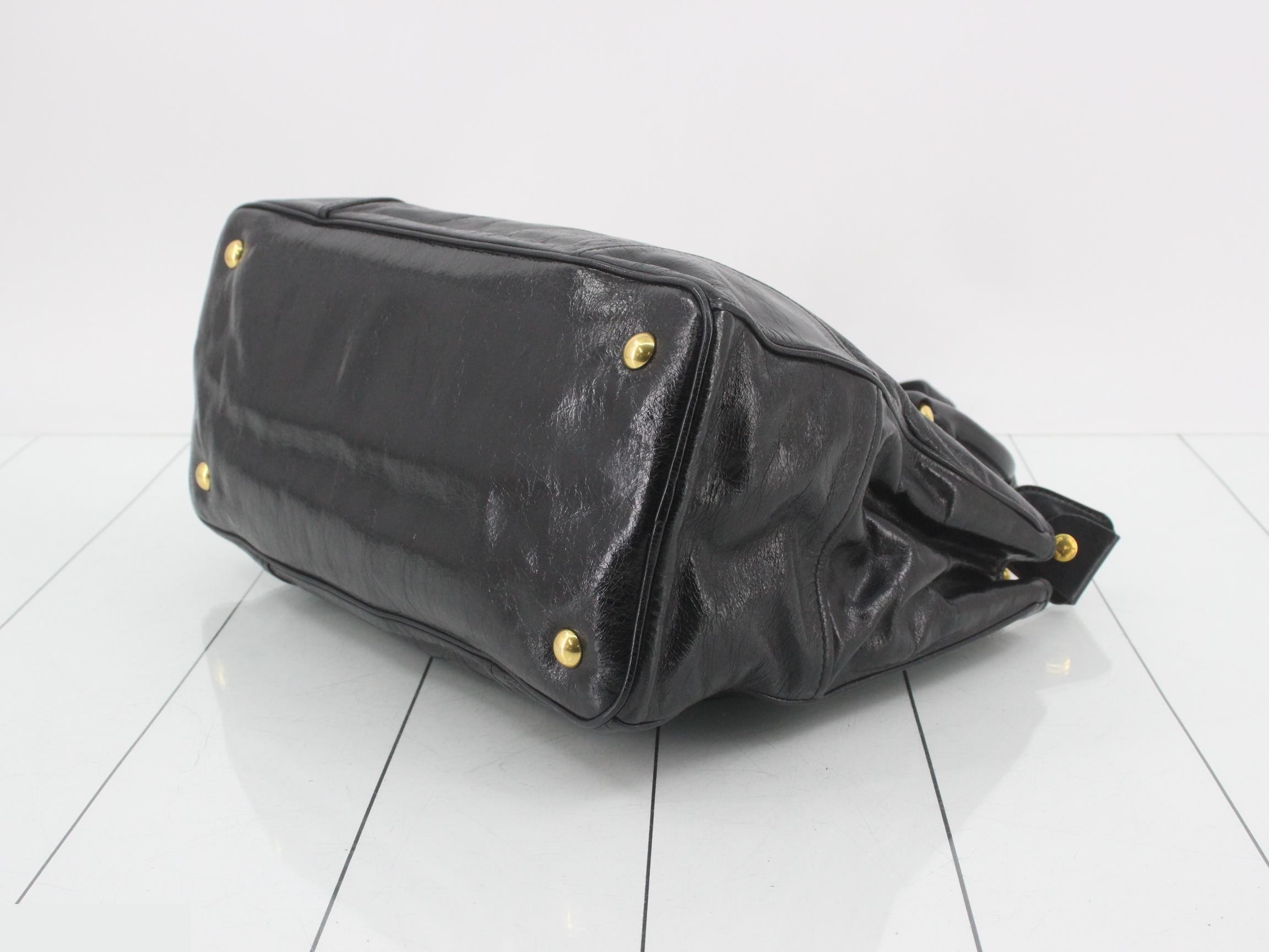 2-WAY Leather Handbag NERO — view 6