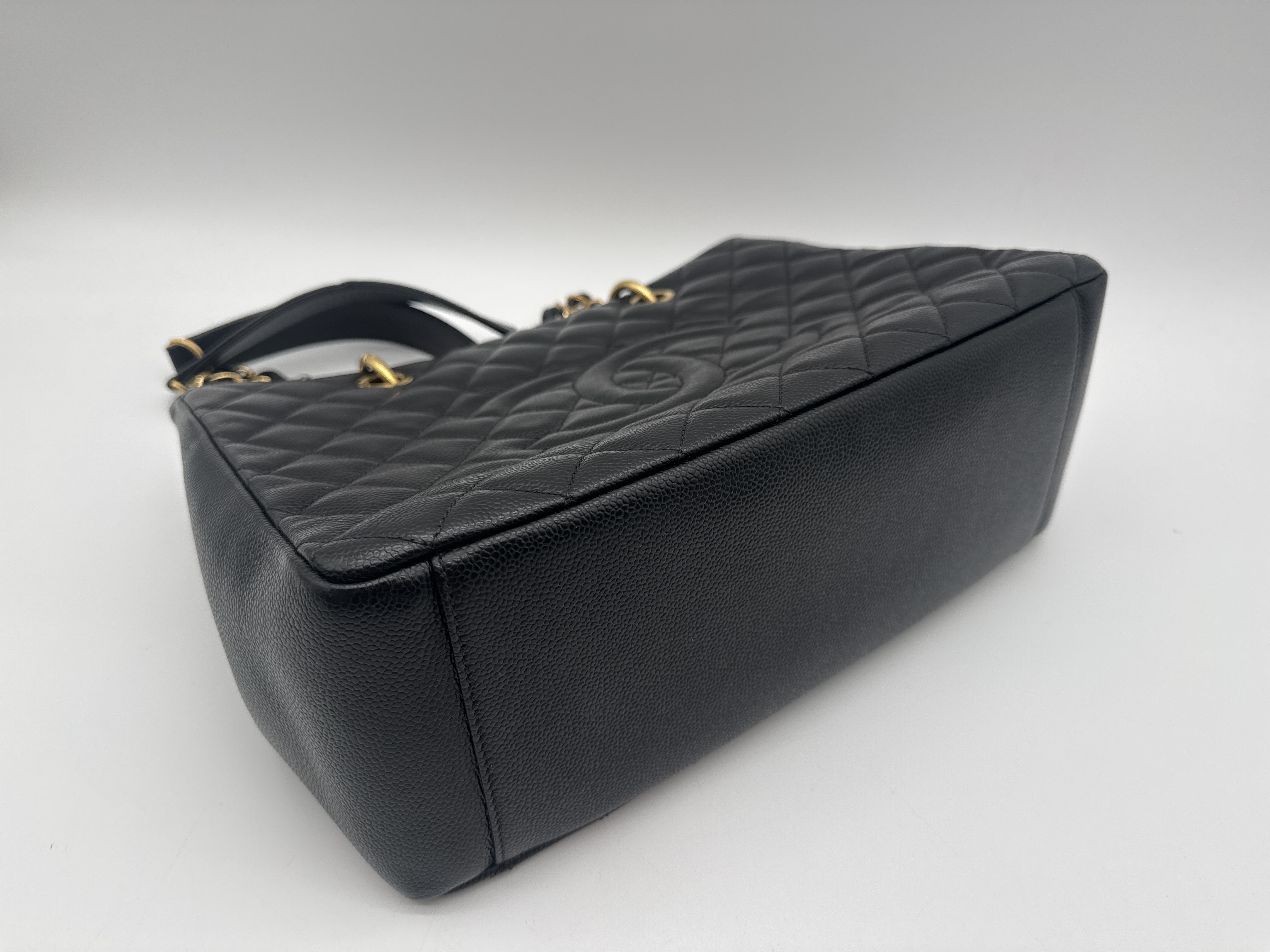Caviar Skin Black Tote Bag — view 6
