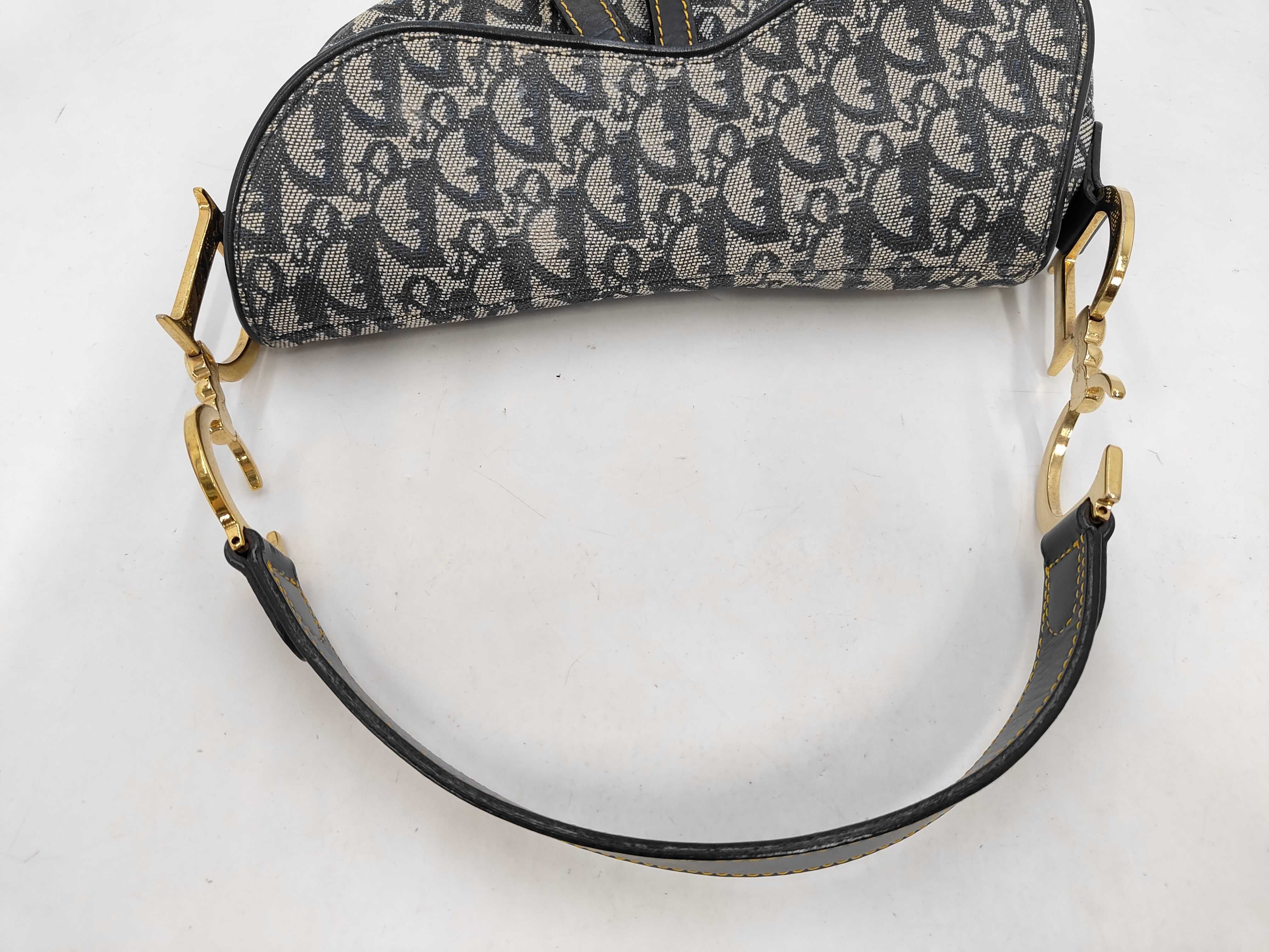 Oblique Saddle Shoulder Bag — view 5