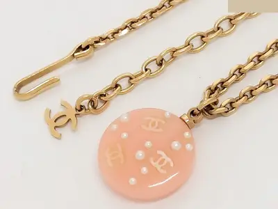 Coco F Pearl Gold Necklace, Chain approx. 46cm