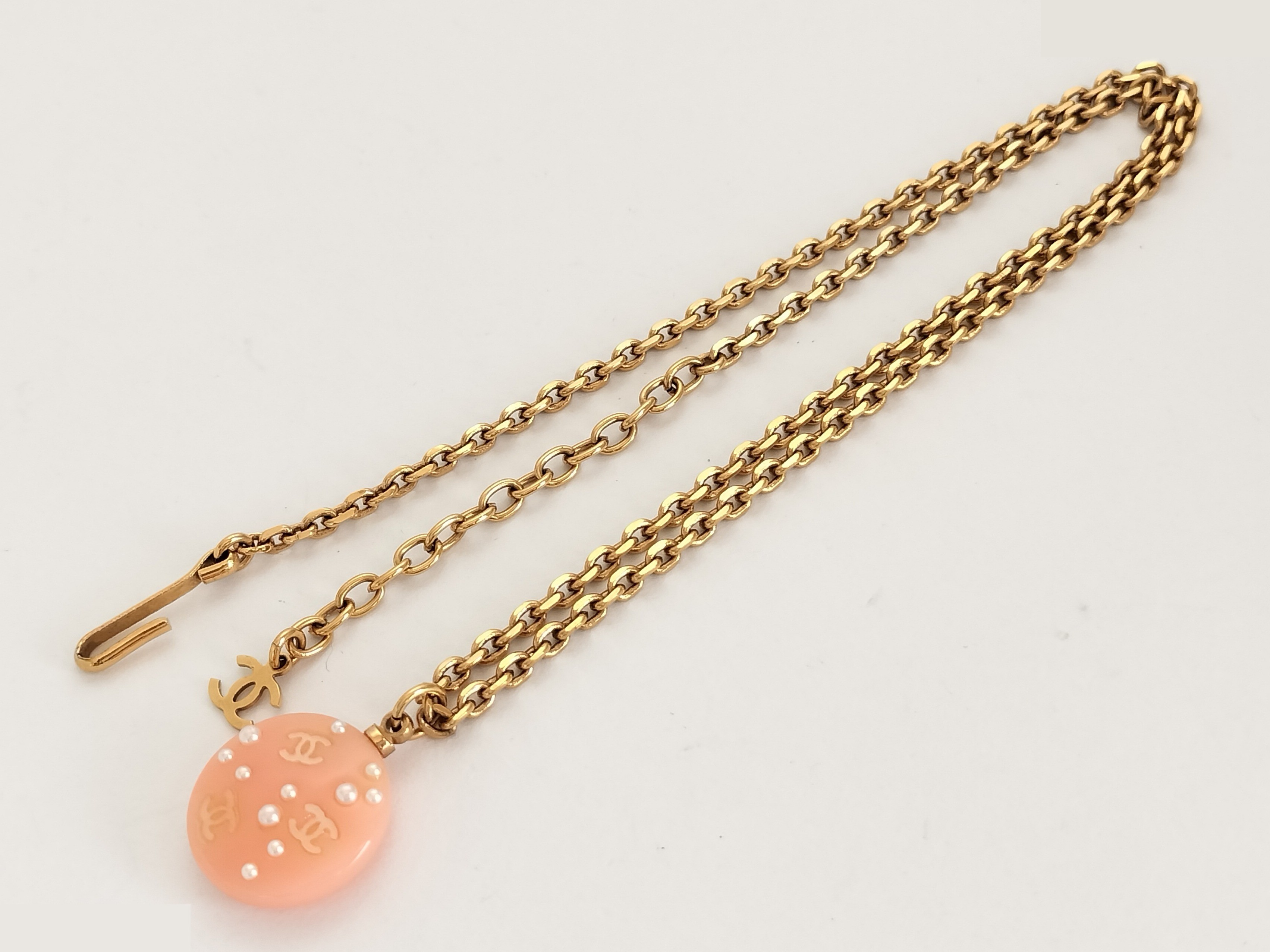 Coco F Pearl Gold Necklace, Chain approx. 46cm — view 2