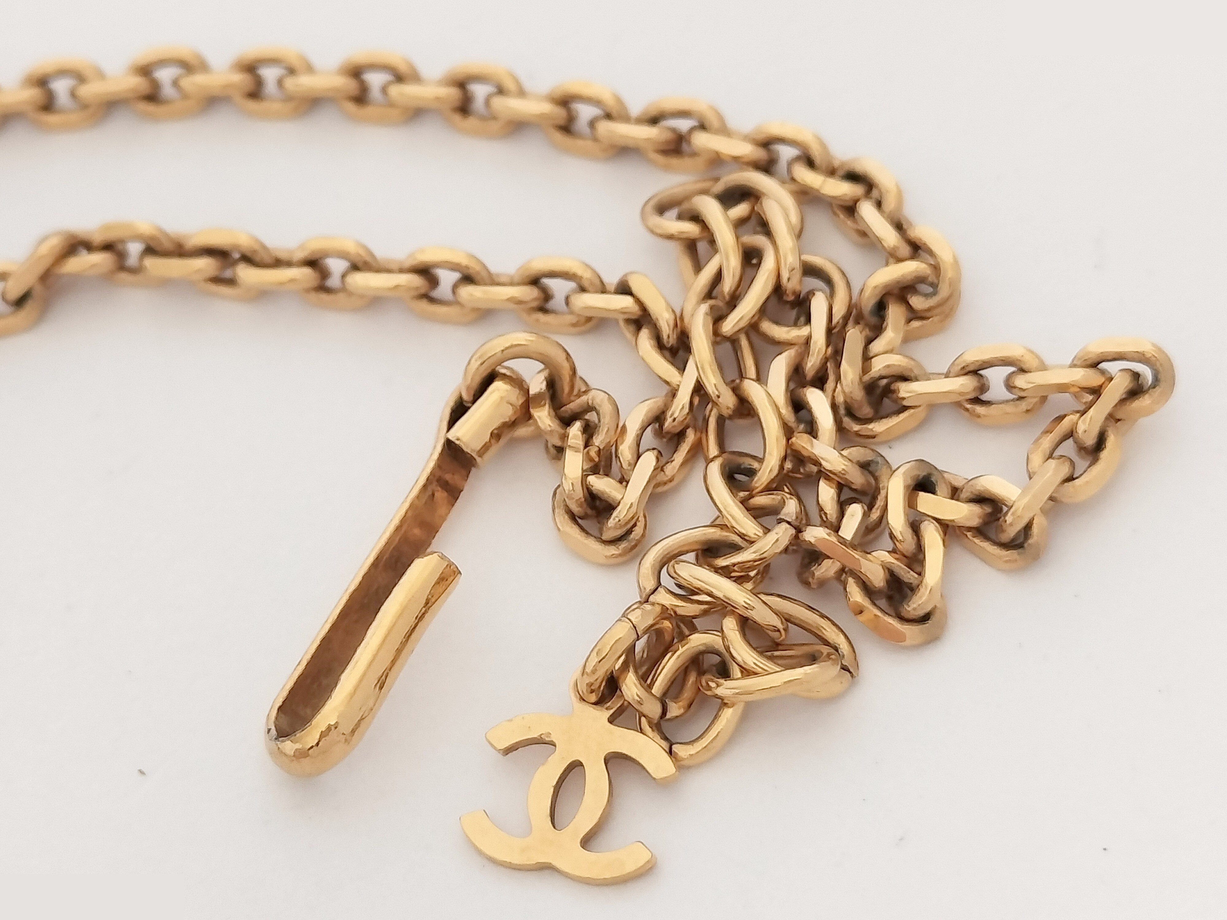Coco F Pearl Gold Necklace, Chain approx. 46cm — view 7
