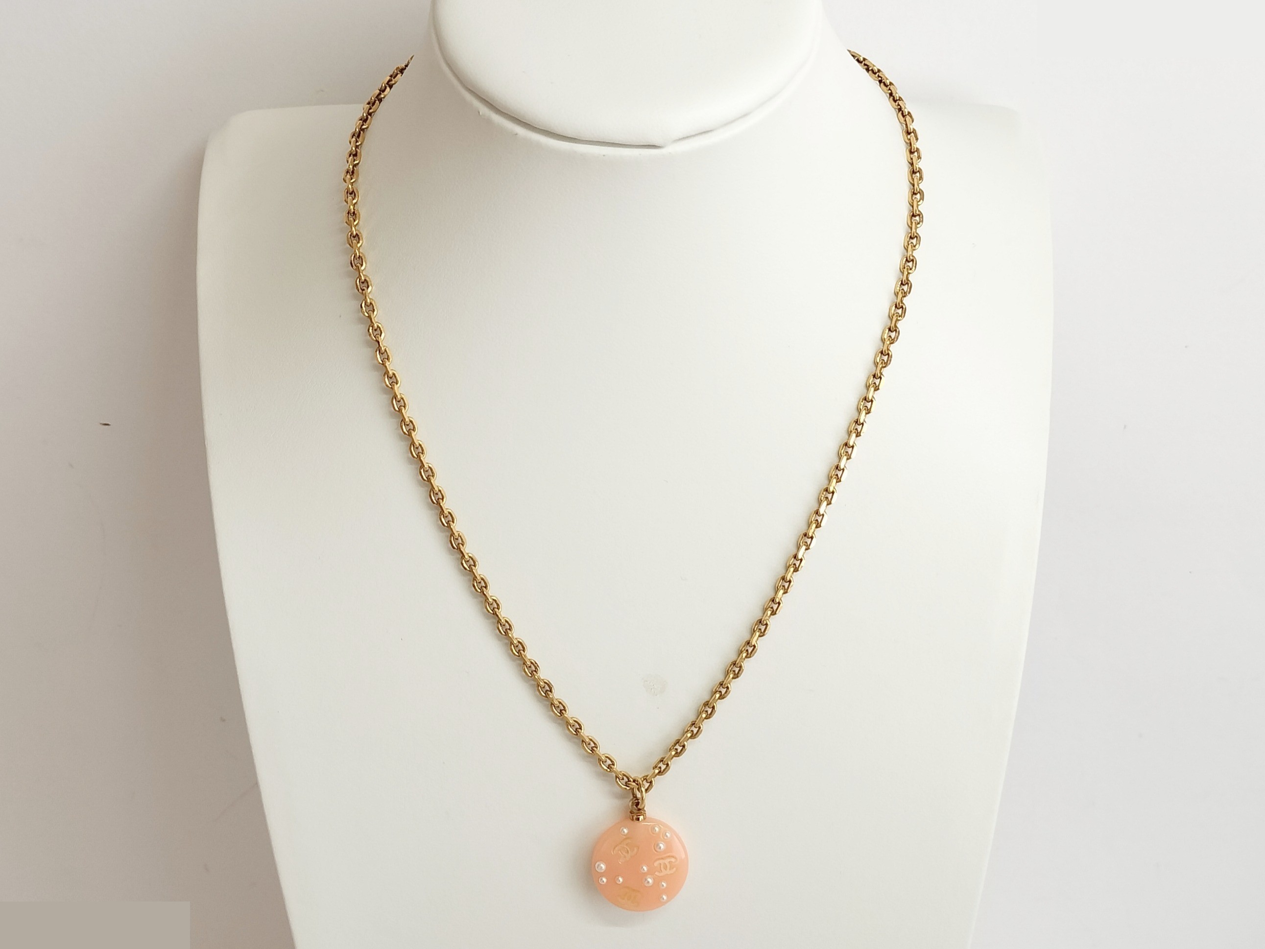 Coco F Pearl Gold Necklace, Chain approx. 46cm — view 9