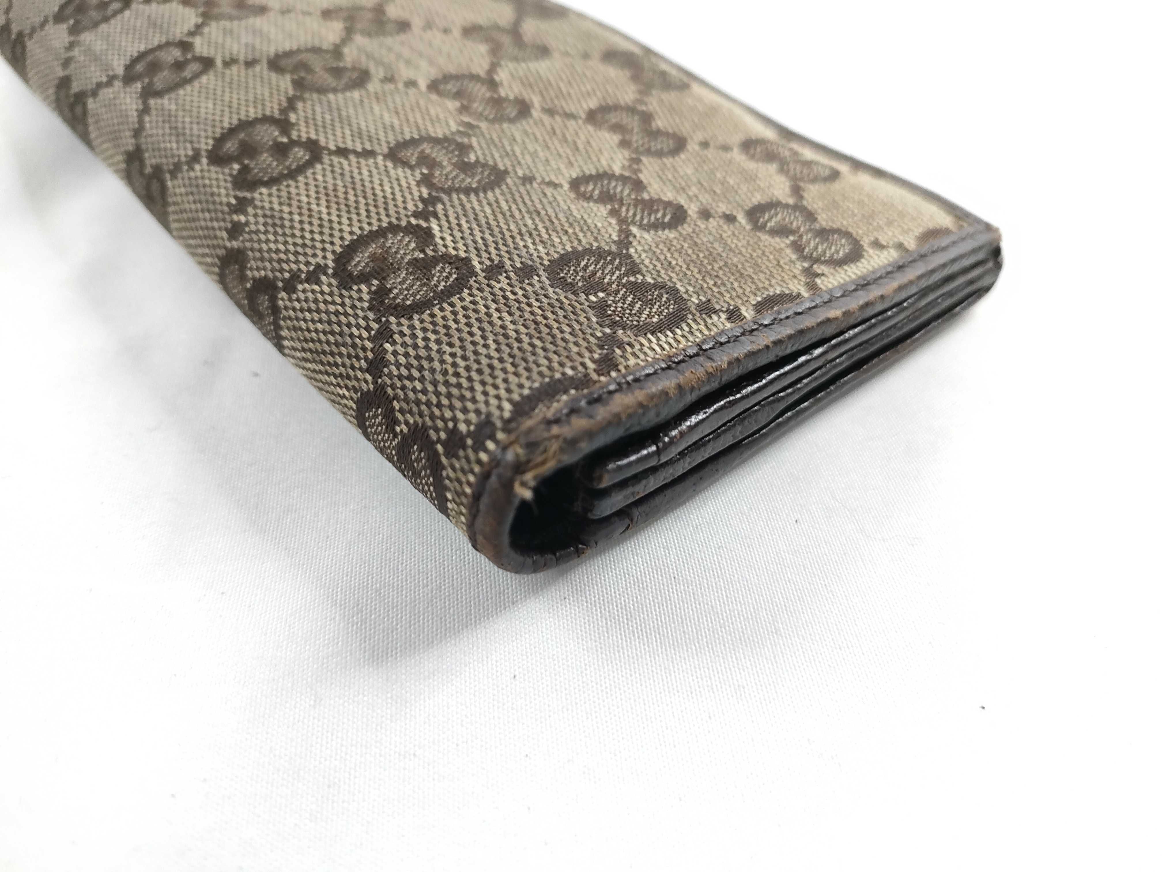 GG Canvas Wallet, GG Canvas Brown Wallet — view 3