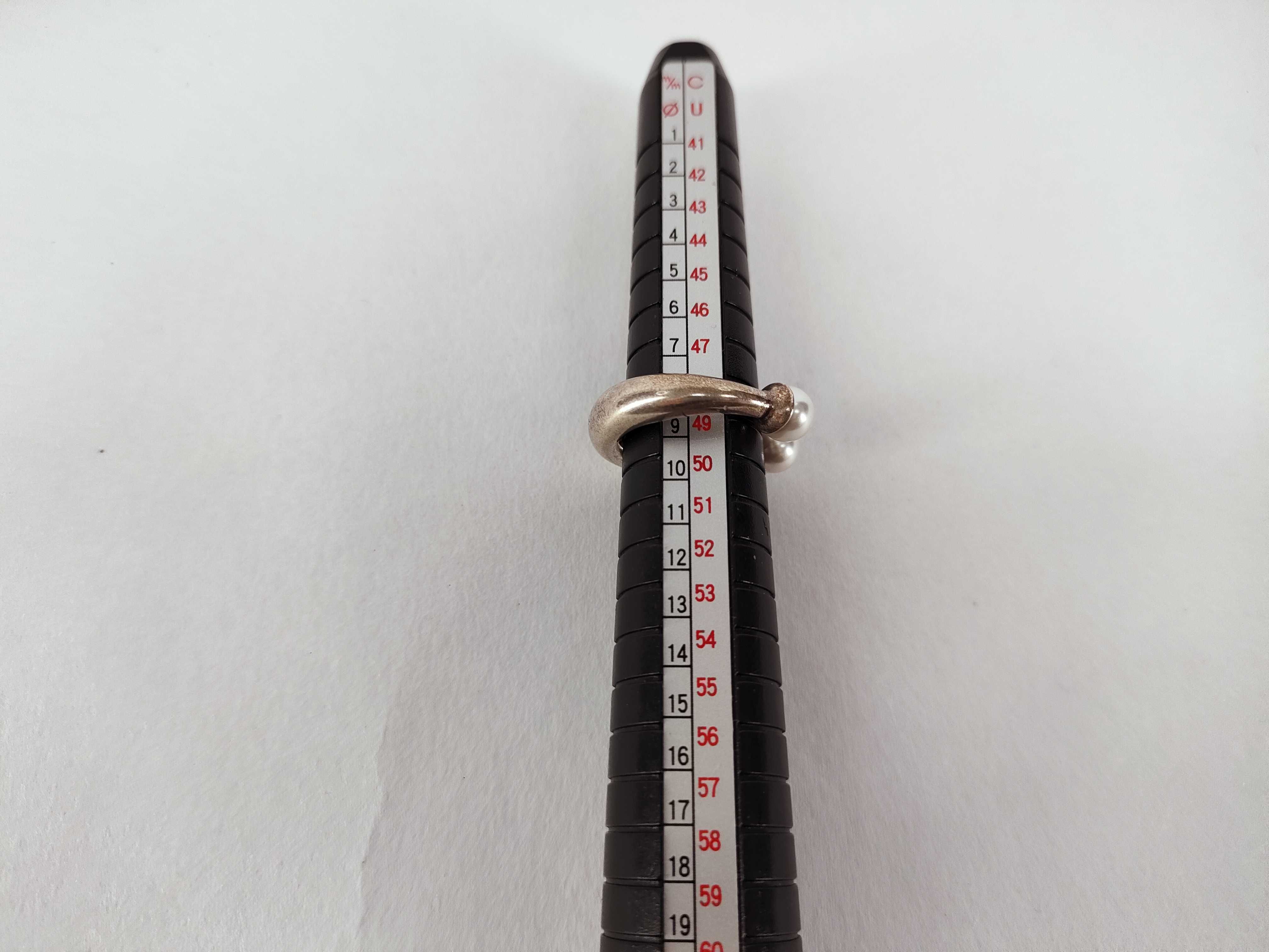Tribal Pearl Ring, Size M — view 10