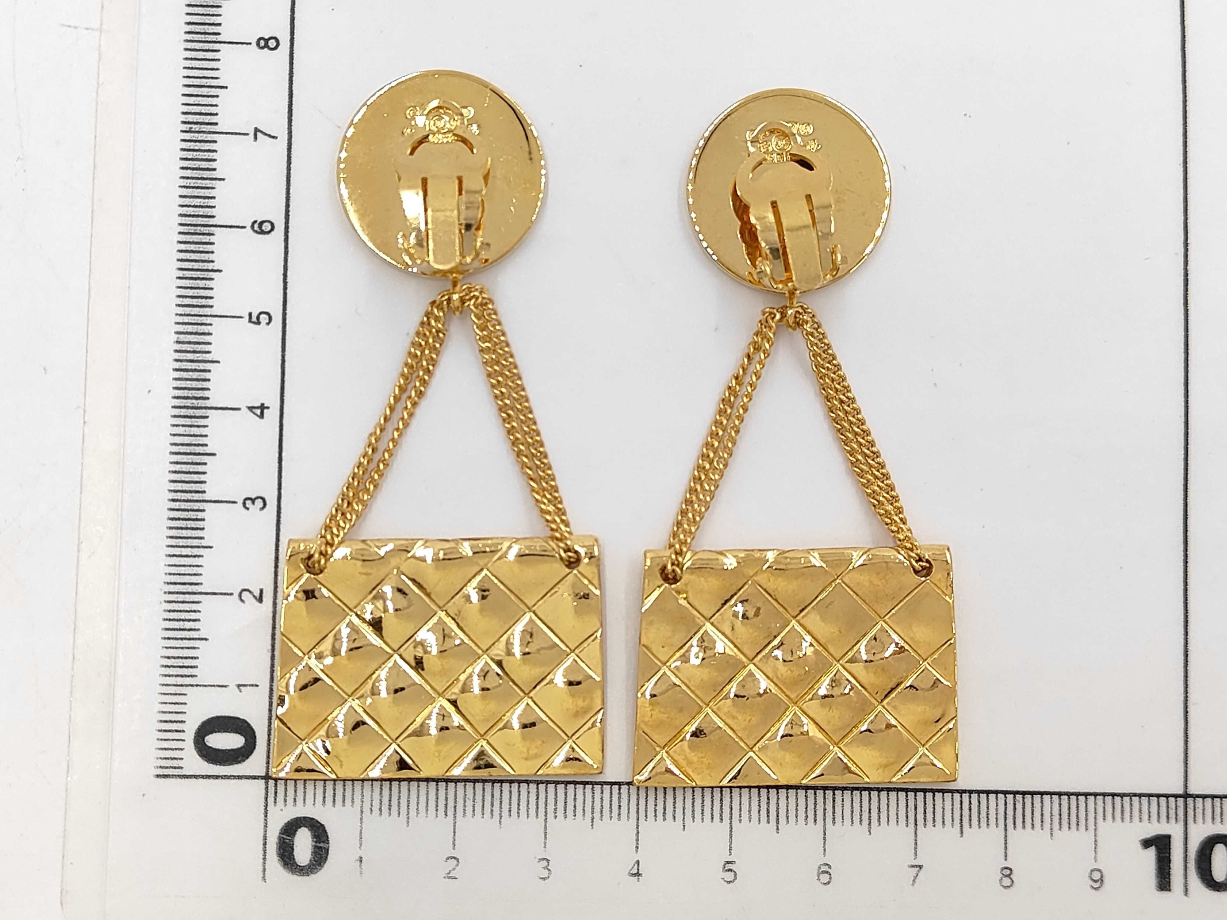 Earrings, Bag Motif, Coco Mark, 93A Earrings — view 3