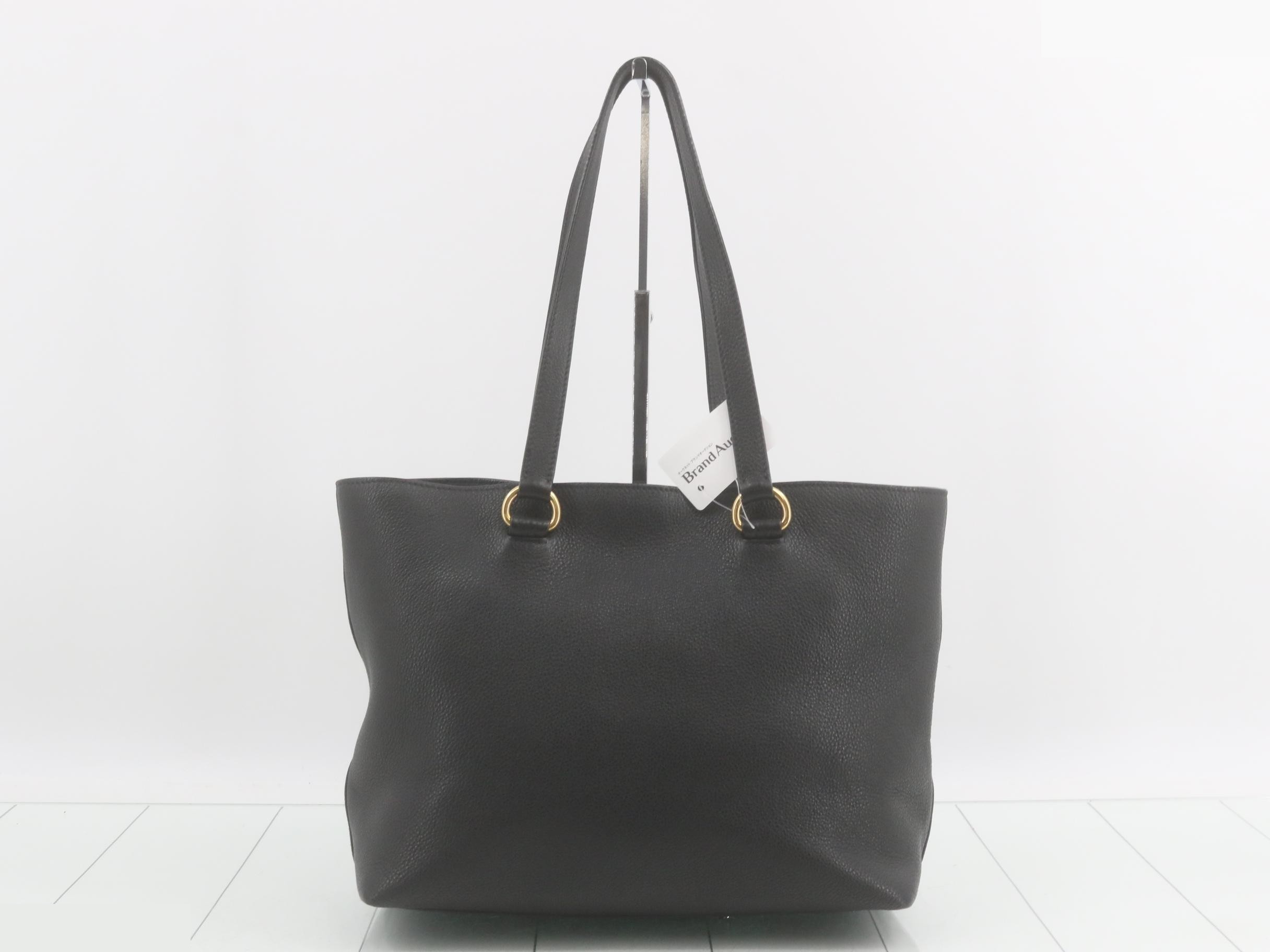 Embossed bag/tote bag, black — view 2