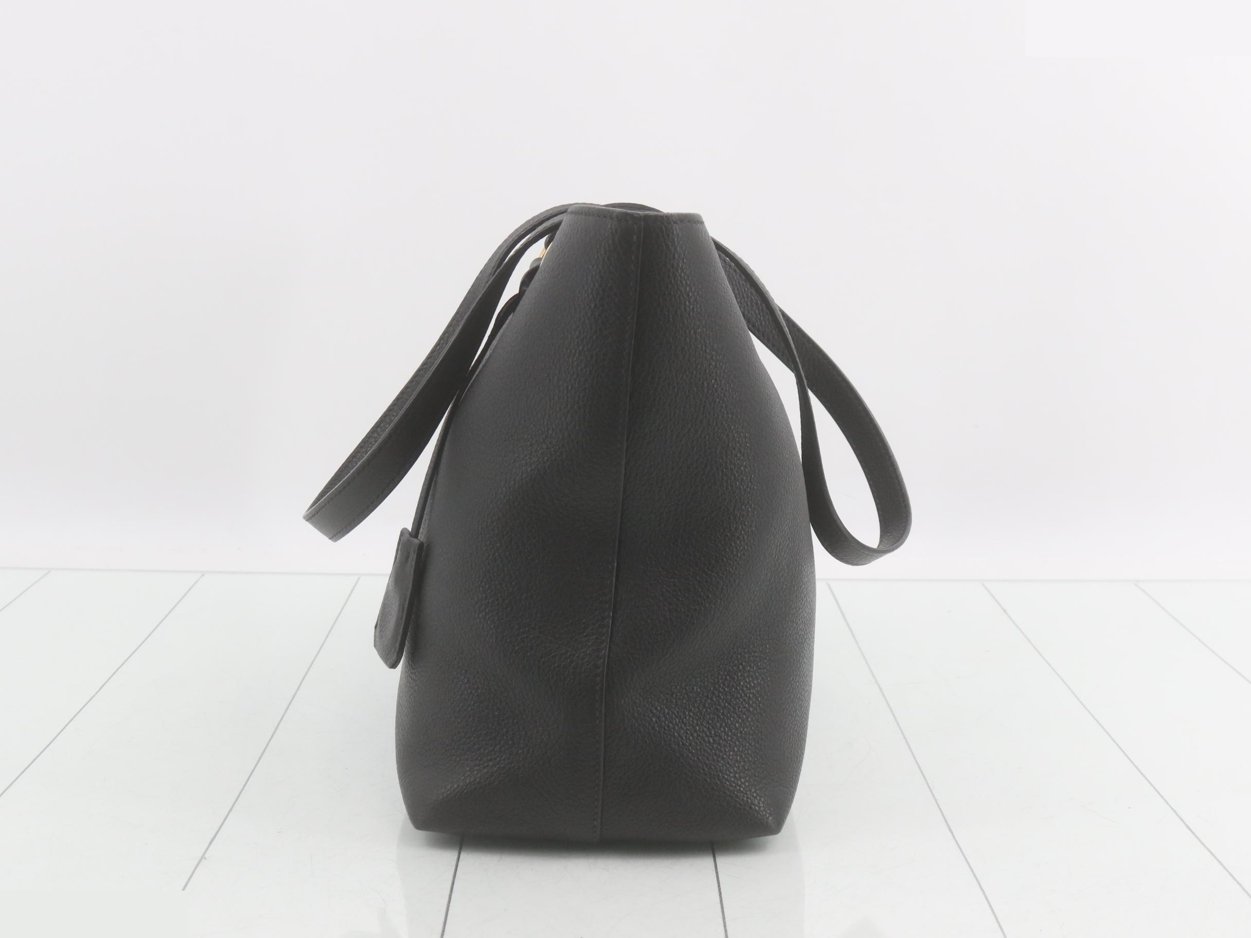Embossed bag/tote bag, black — view 3