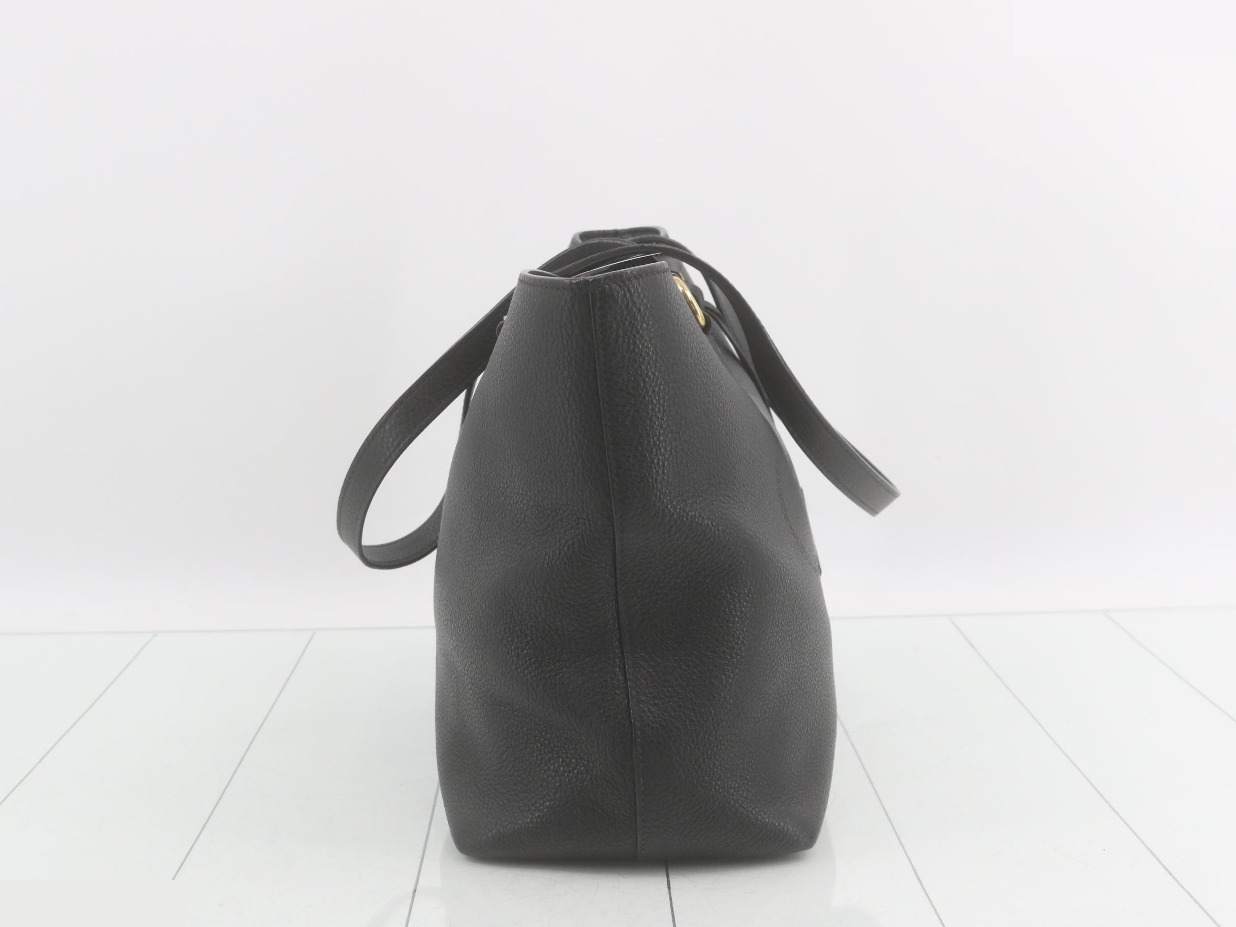 Embossed bag/tote bag, black — view 4