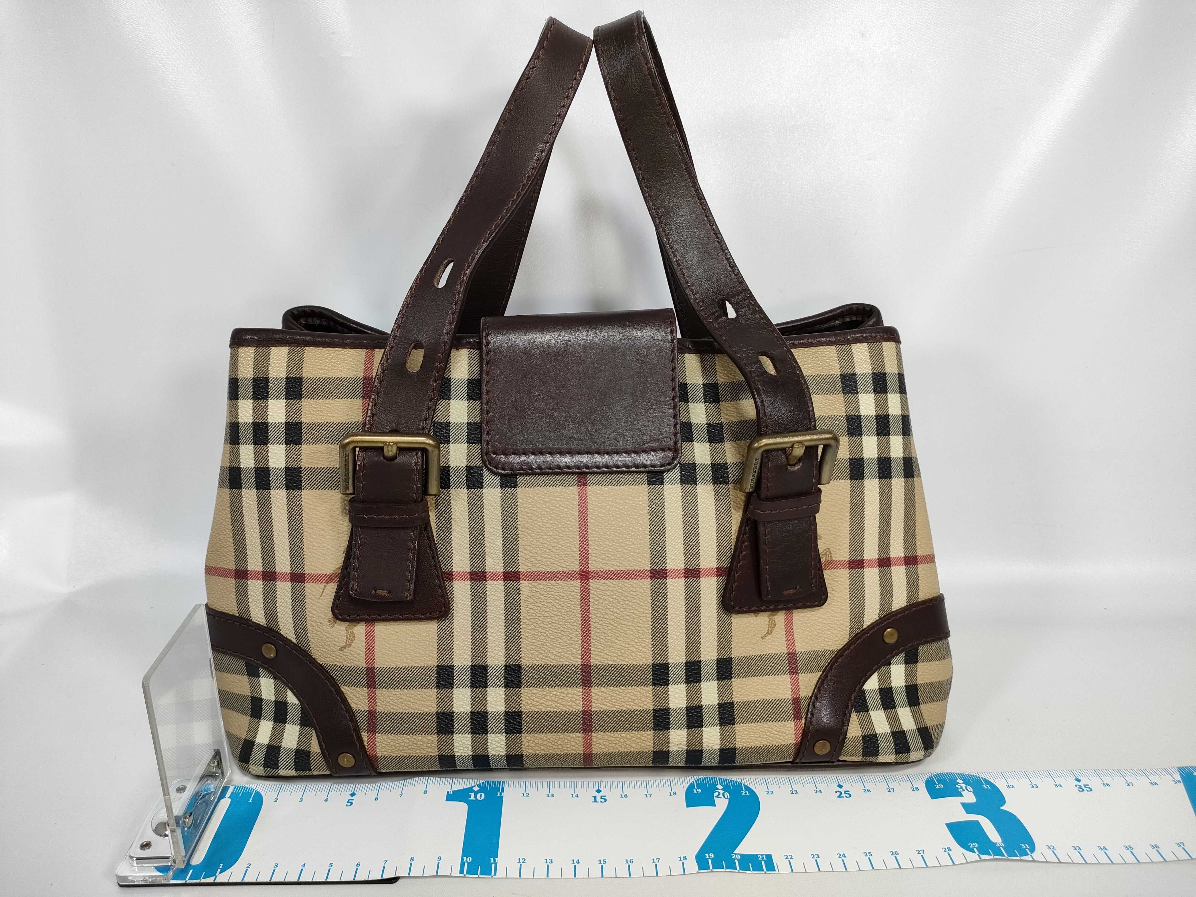 Haymarket Check Buckle Tote Bag — view 2