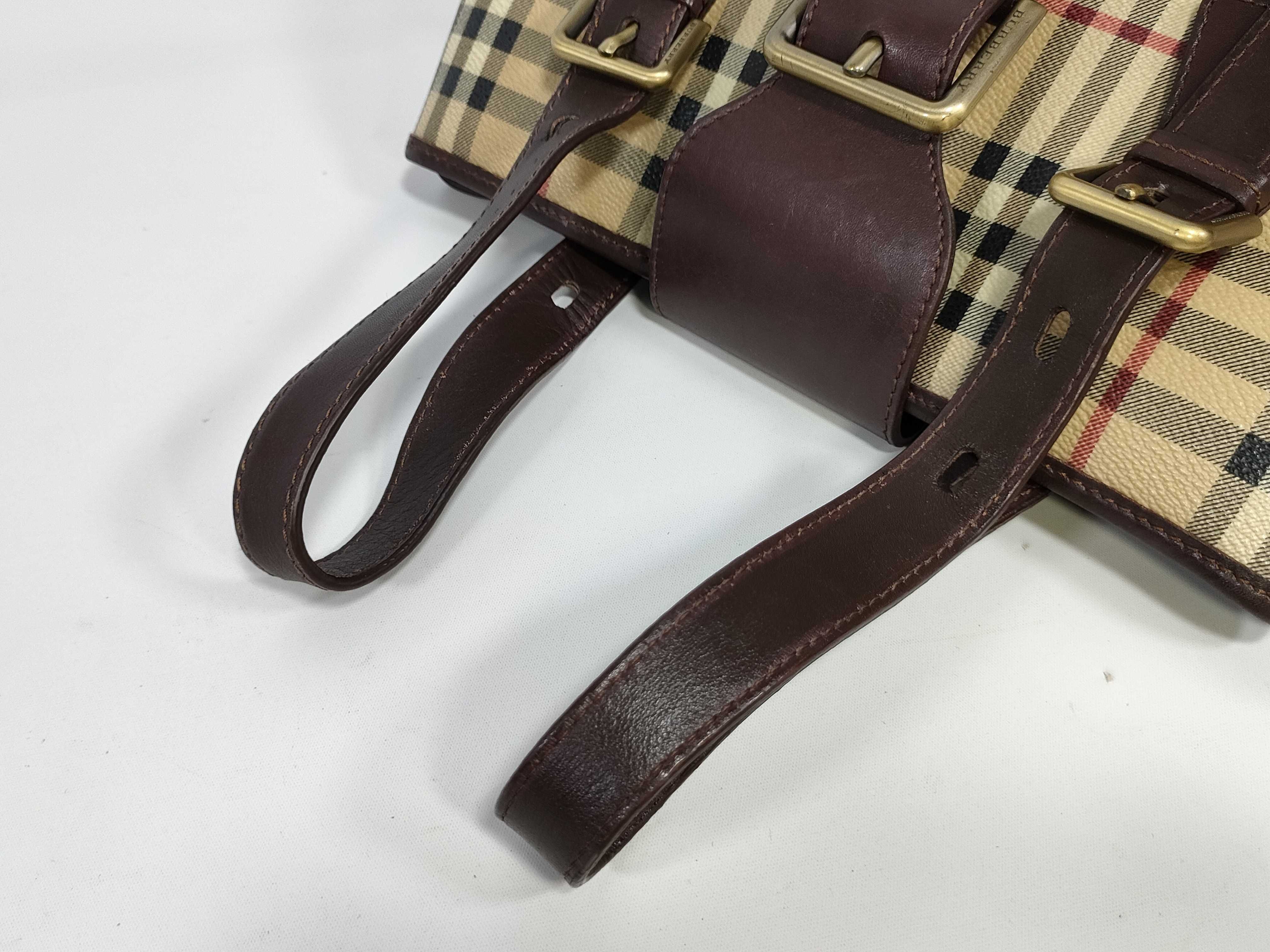 Haymarket Check Buckle Tote Bag — view 3
