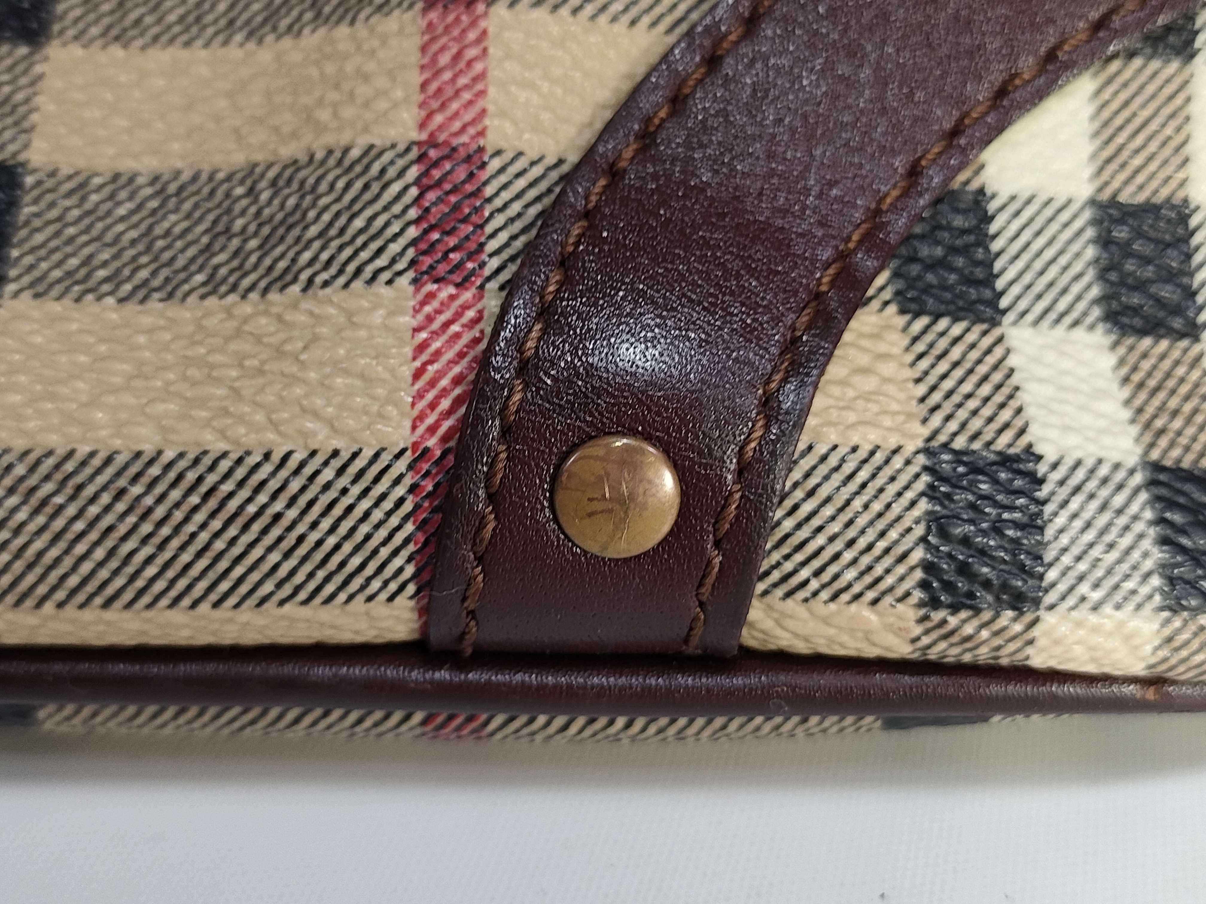 Haymarket Check Buckle Tote Bag — view 8