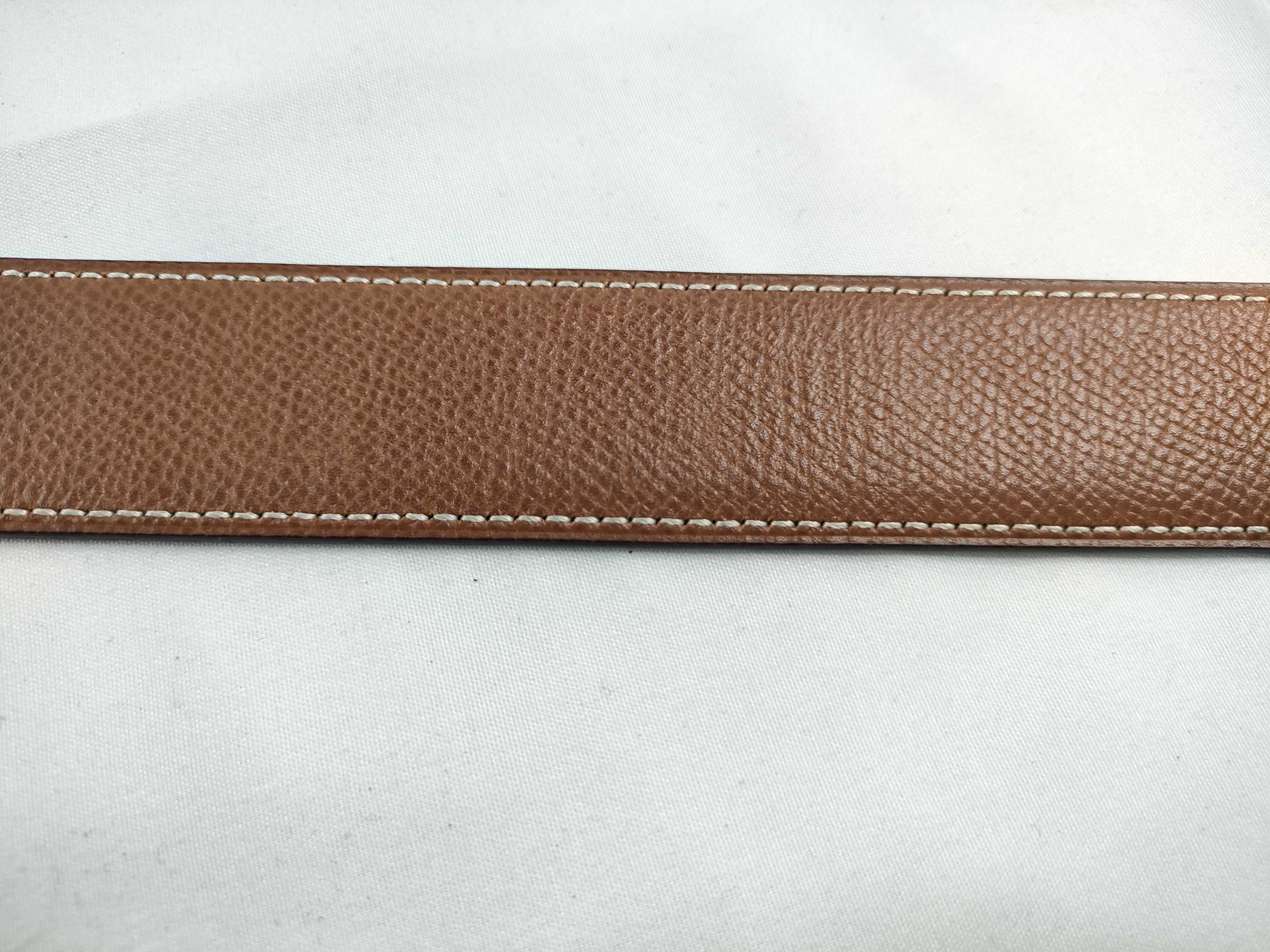 Constance H-belt, size W80, gold hardware, box included. — view 8