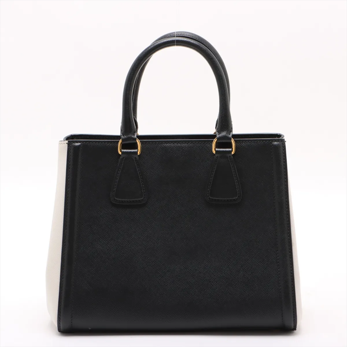 Saffiano Luxe Leather 2WAY Handbag Black BN2608 — view 2