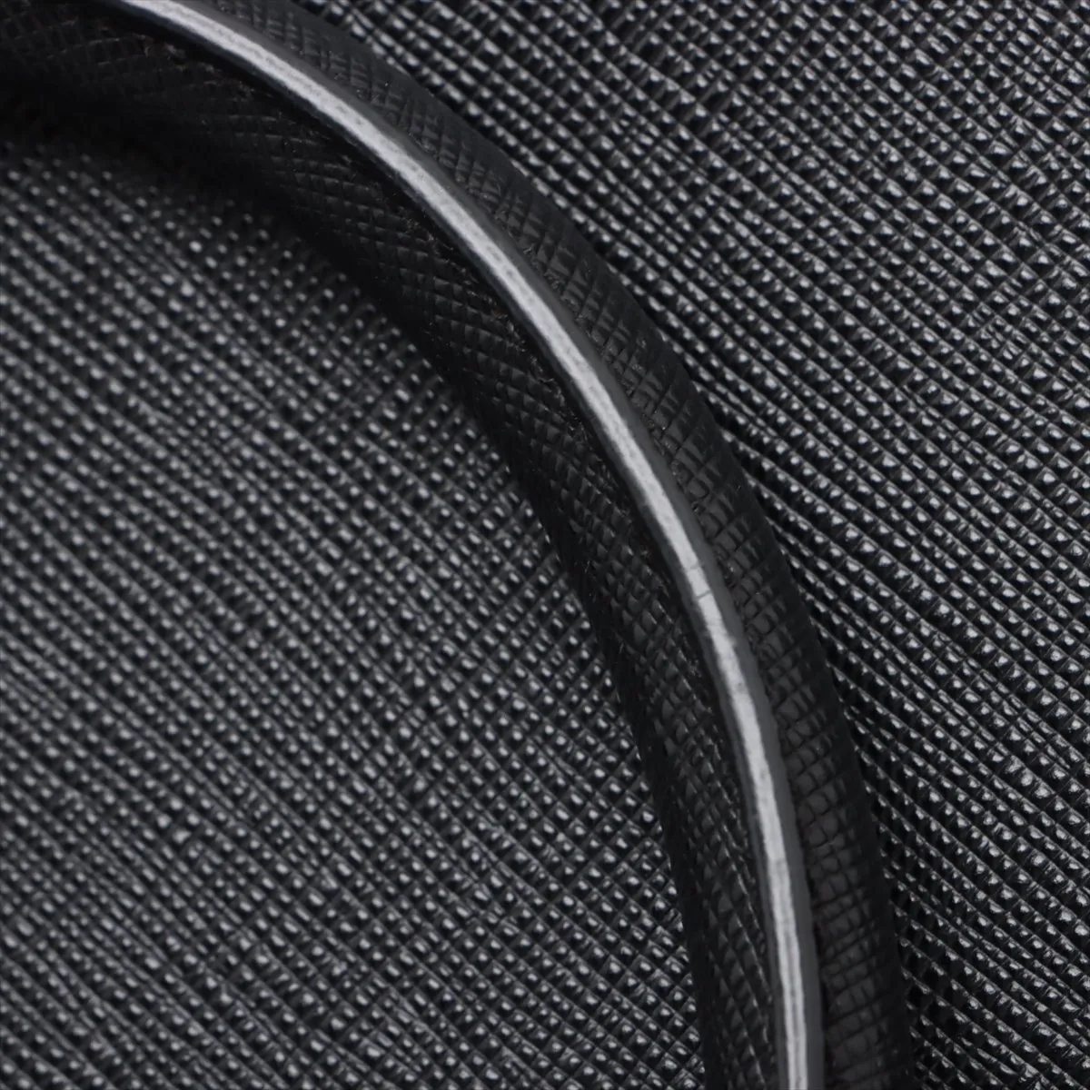 Saffiano Luxe Leather 2WAY Handbag Black BN2608 — view 13