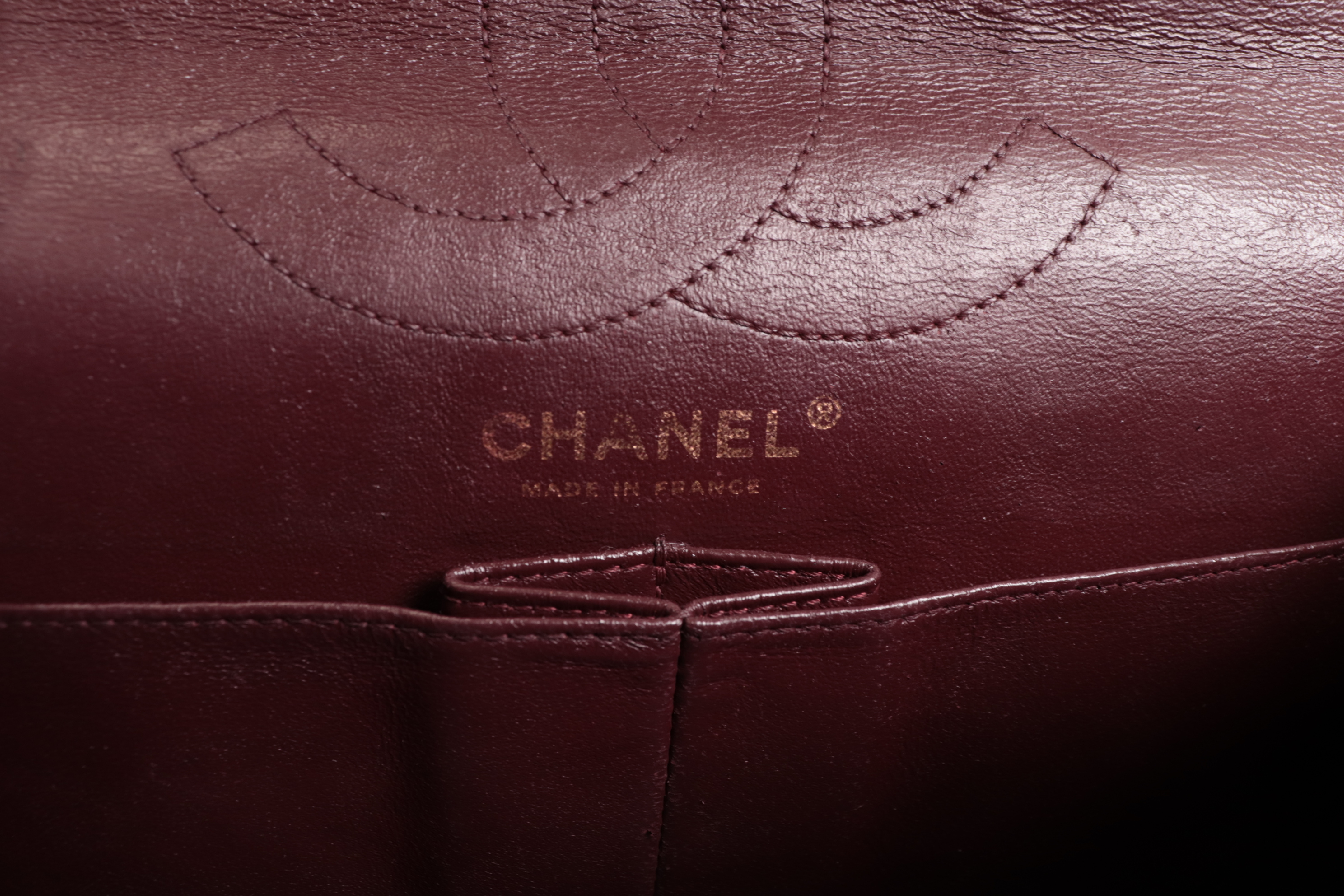 Double Flap 2.55 Leather Chain Shoulder Bag (Serial Number 10s) — view 9