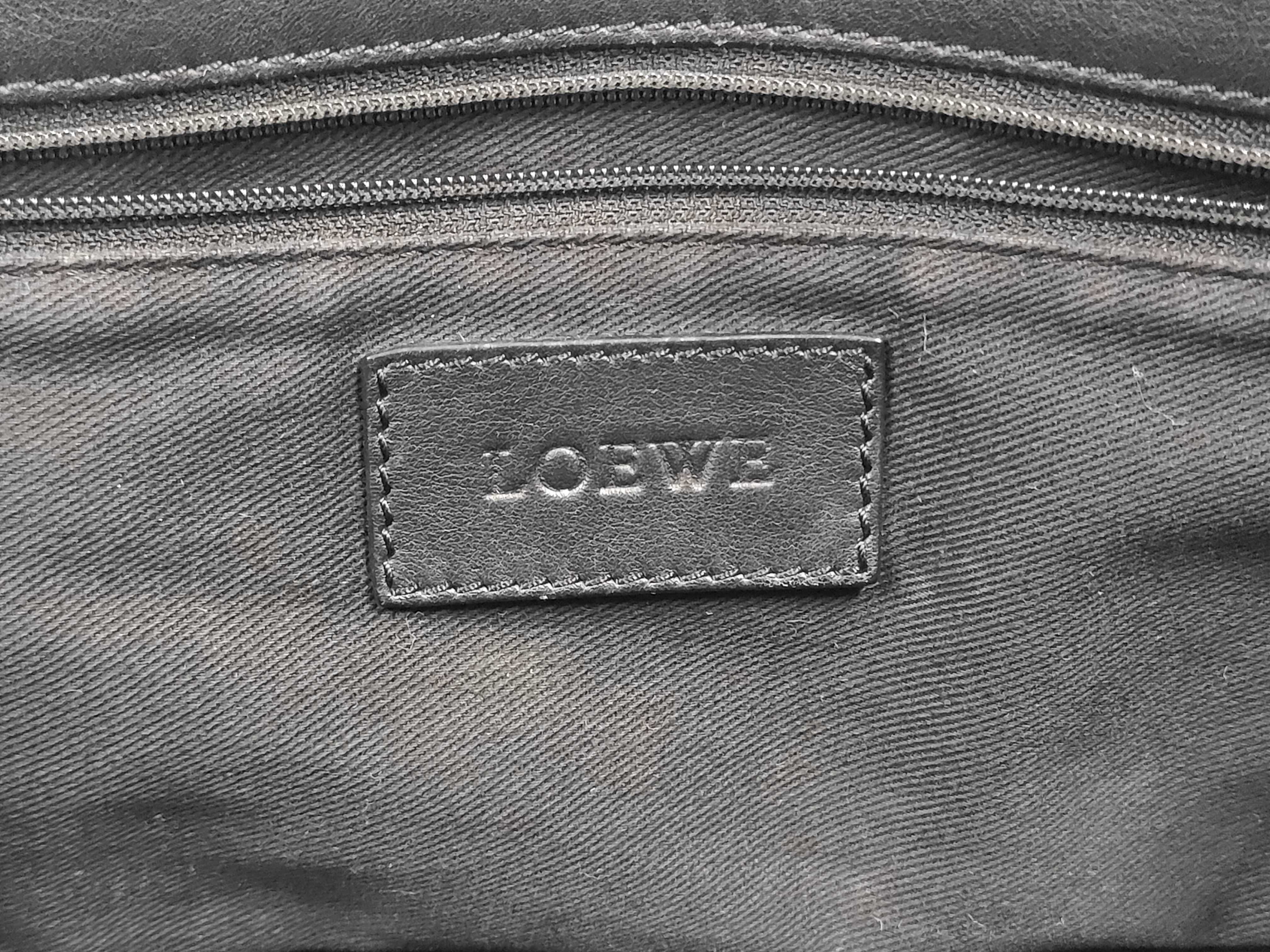 Leather Shopper Tote Crown Black Tote Bag — view 9
