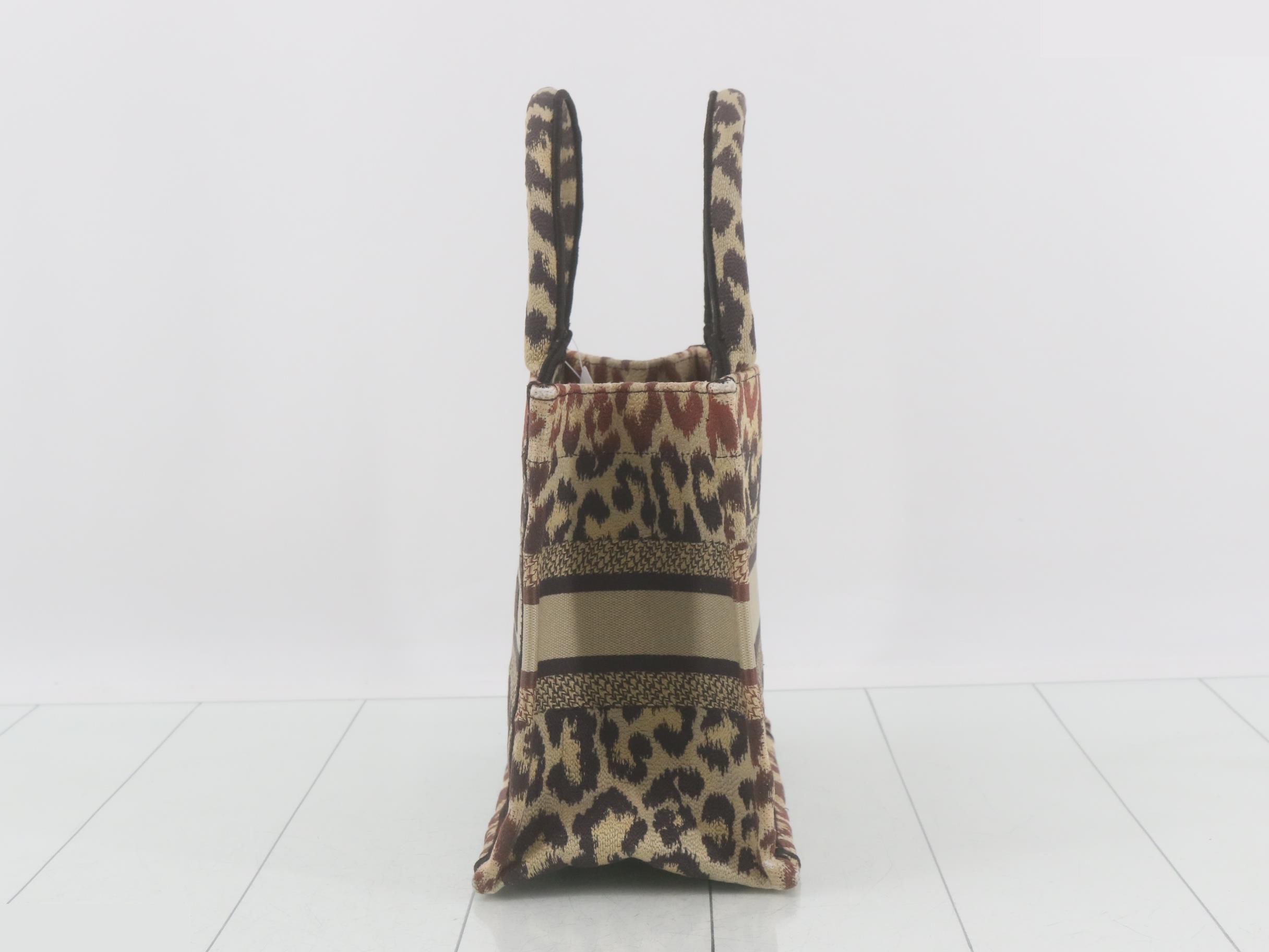 Book Tote - Leopard Print — view 3