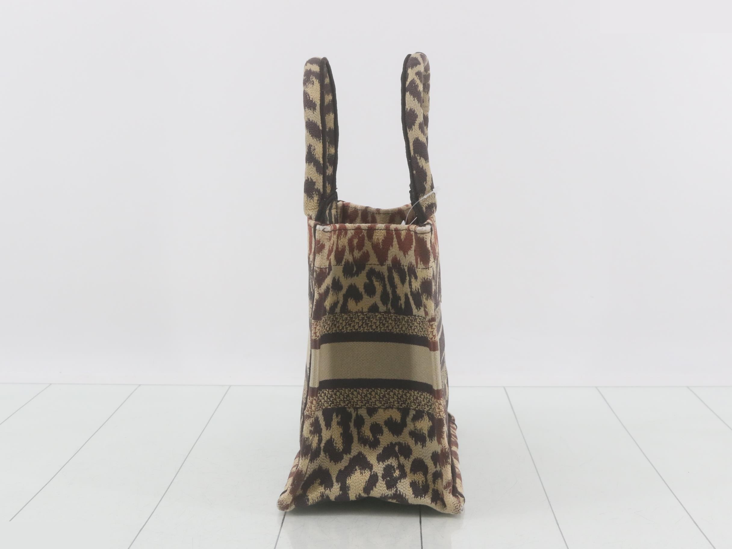 Book Tote - Leopard Print — view 4