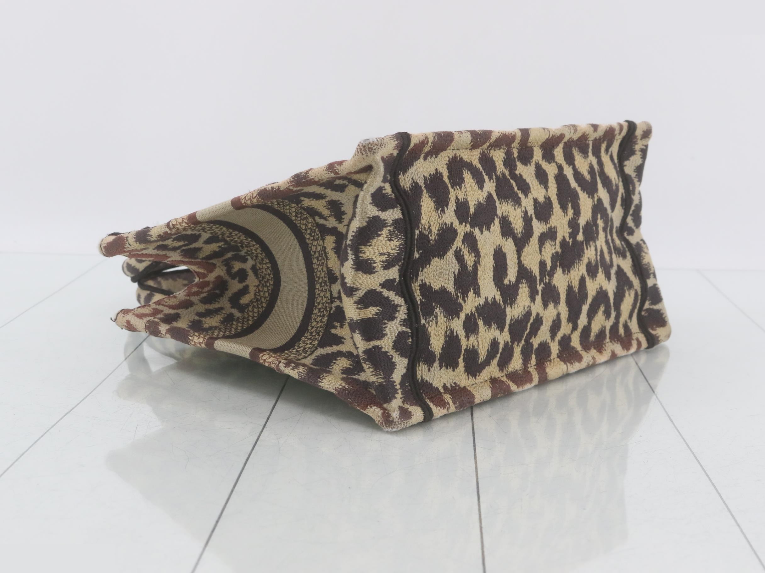 Book Tote - Leopard Print — view 5
