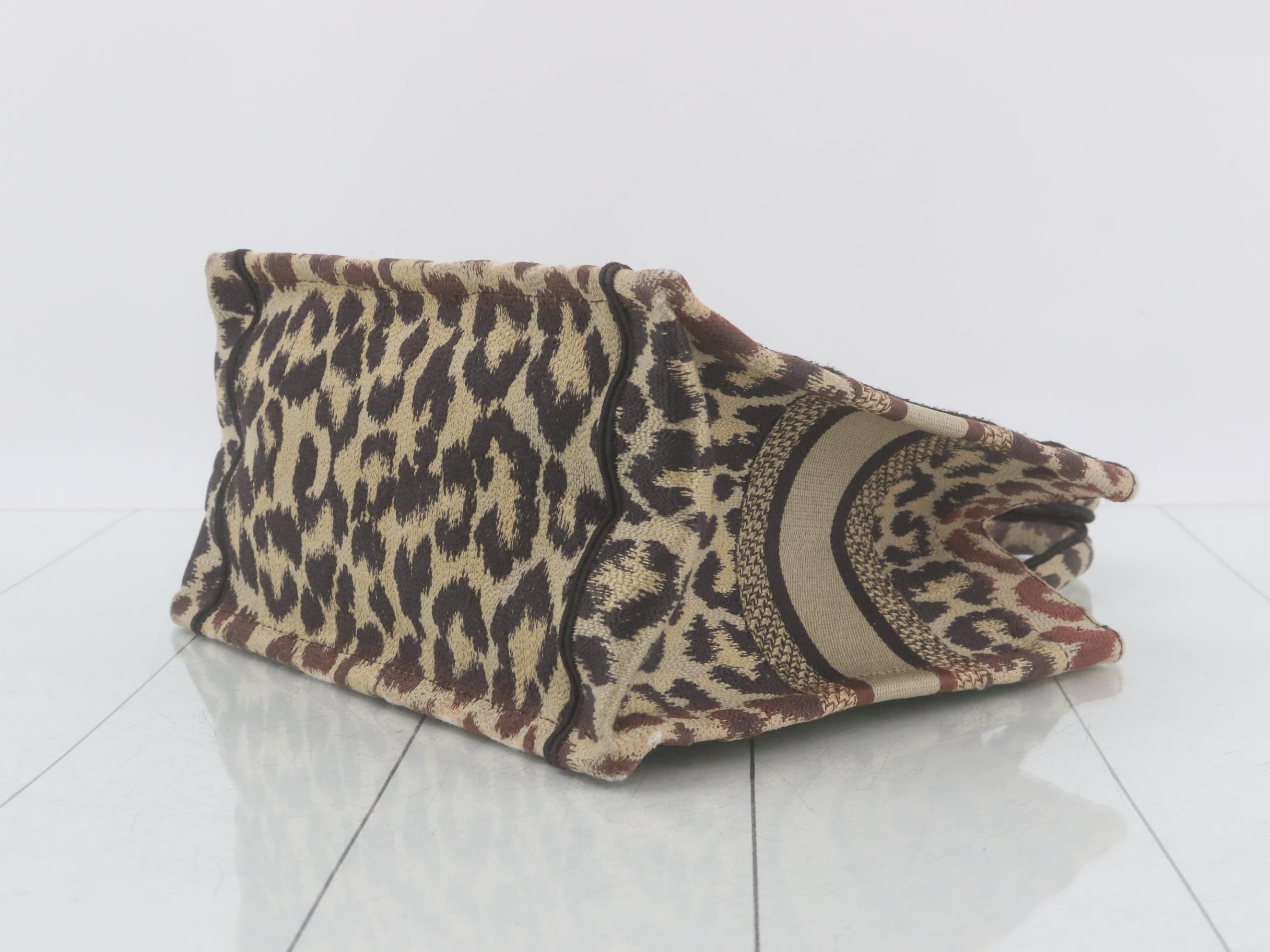 Book Tote - Leopard Print — view 6