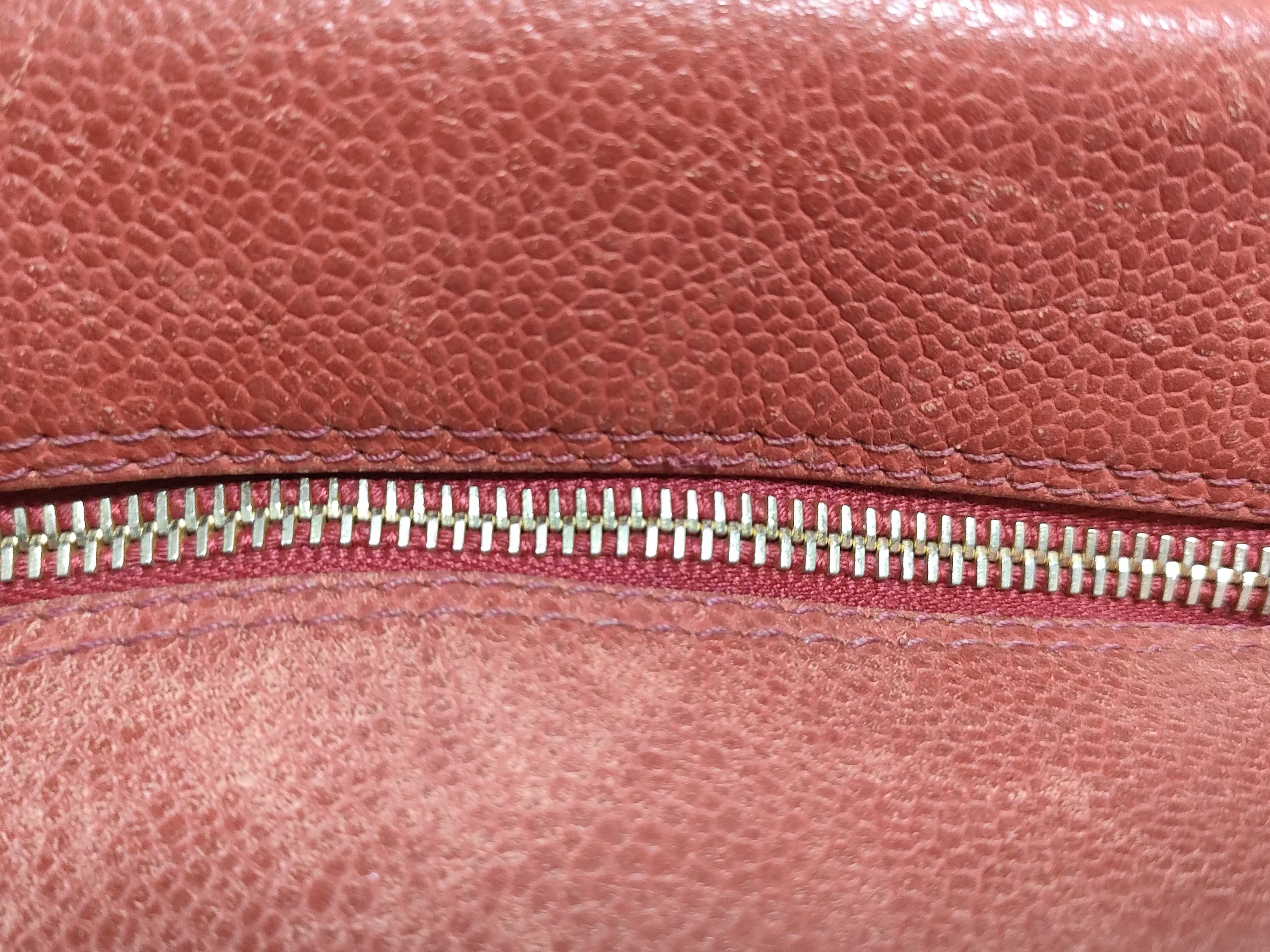 Caviar Skin Pouch, Red — view 5
