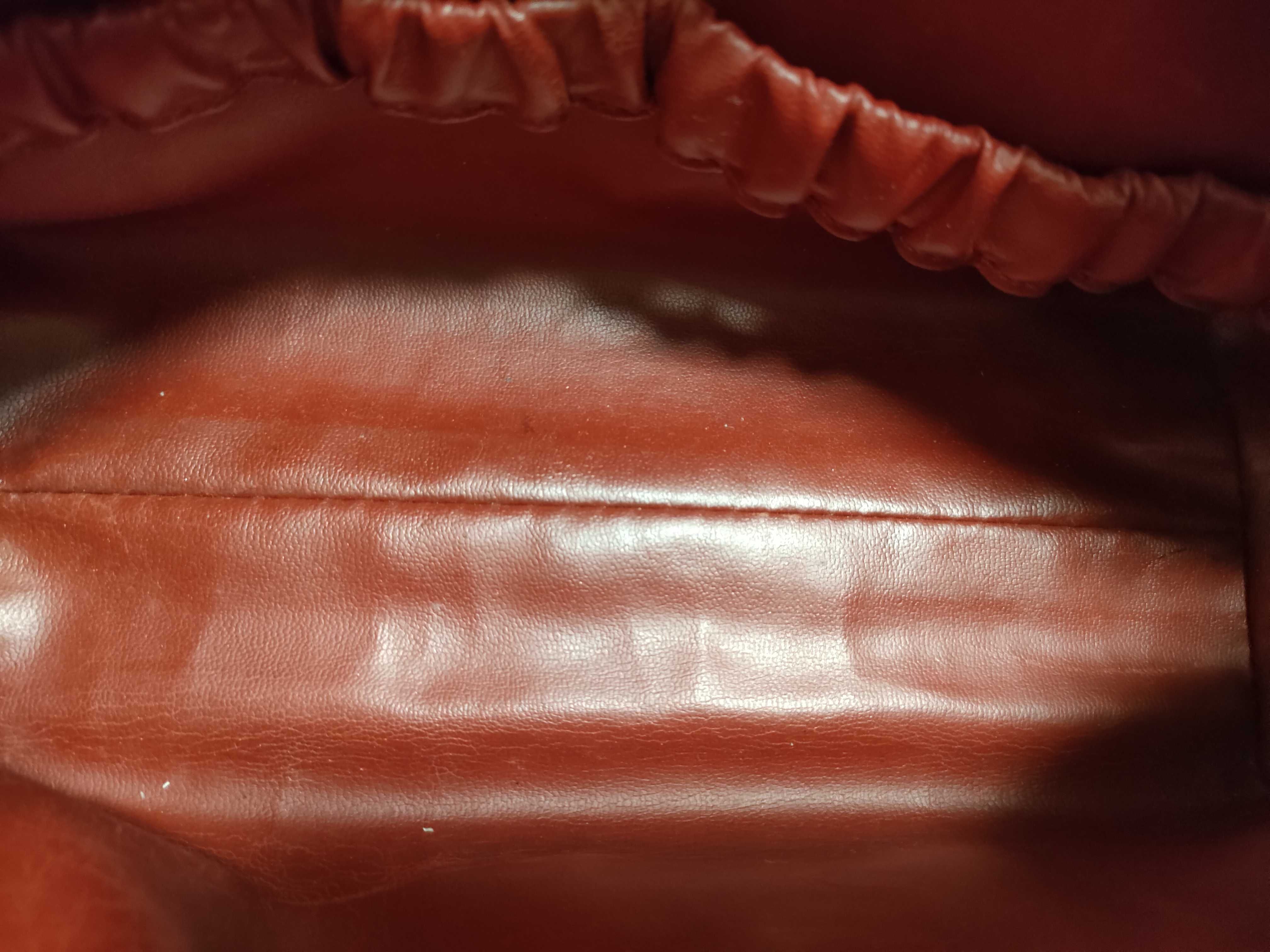 Caviar Skin Pouch, Red — view 7