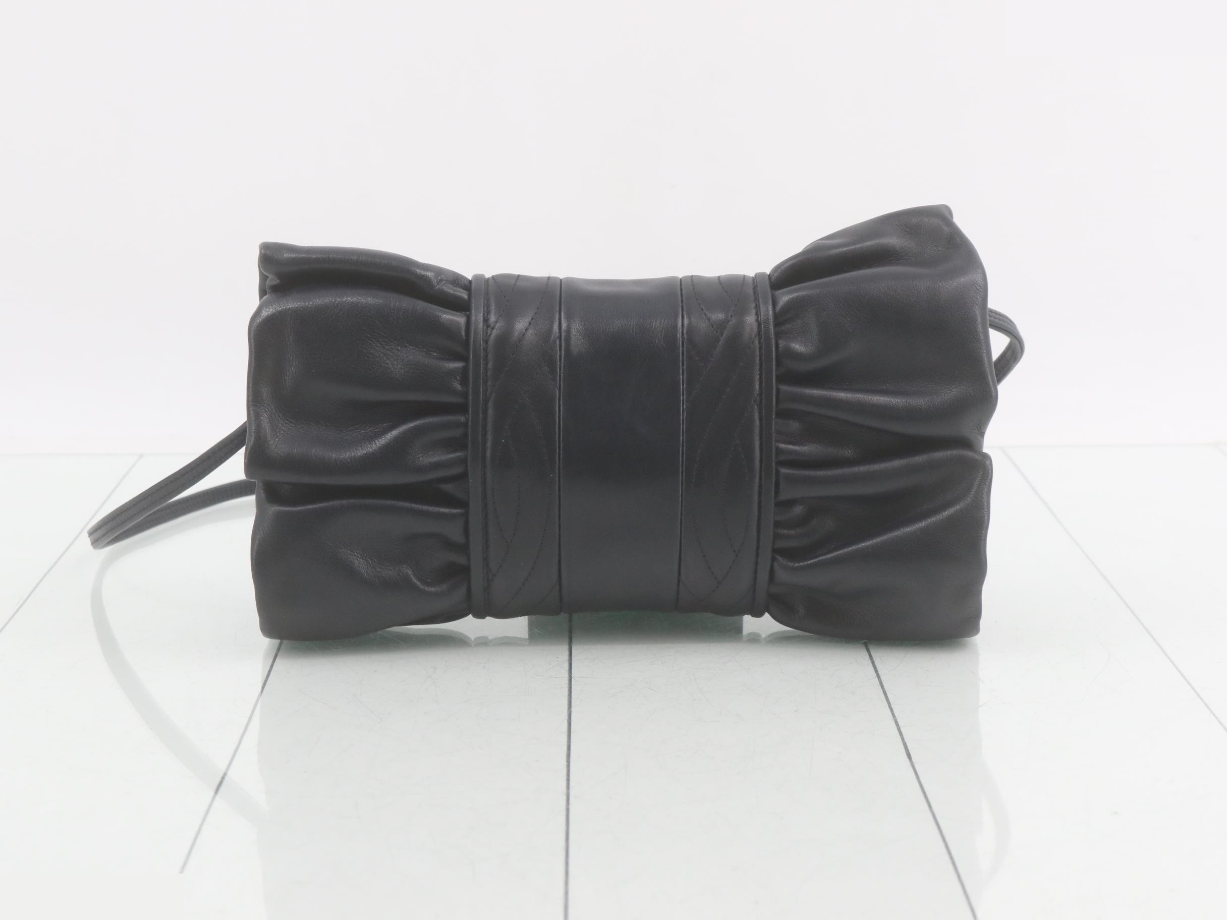 Ribbon Leather Shoulder Bag — view 2