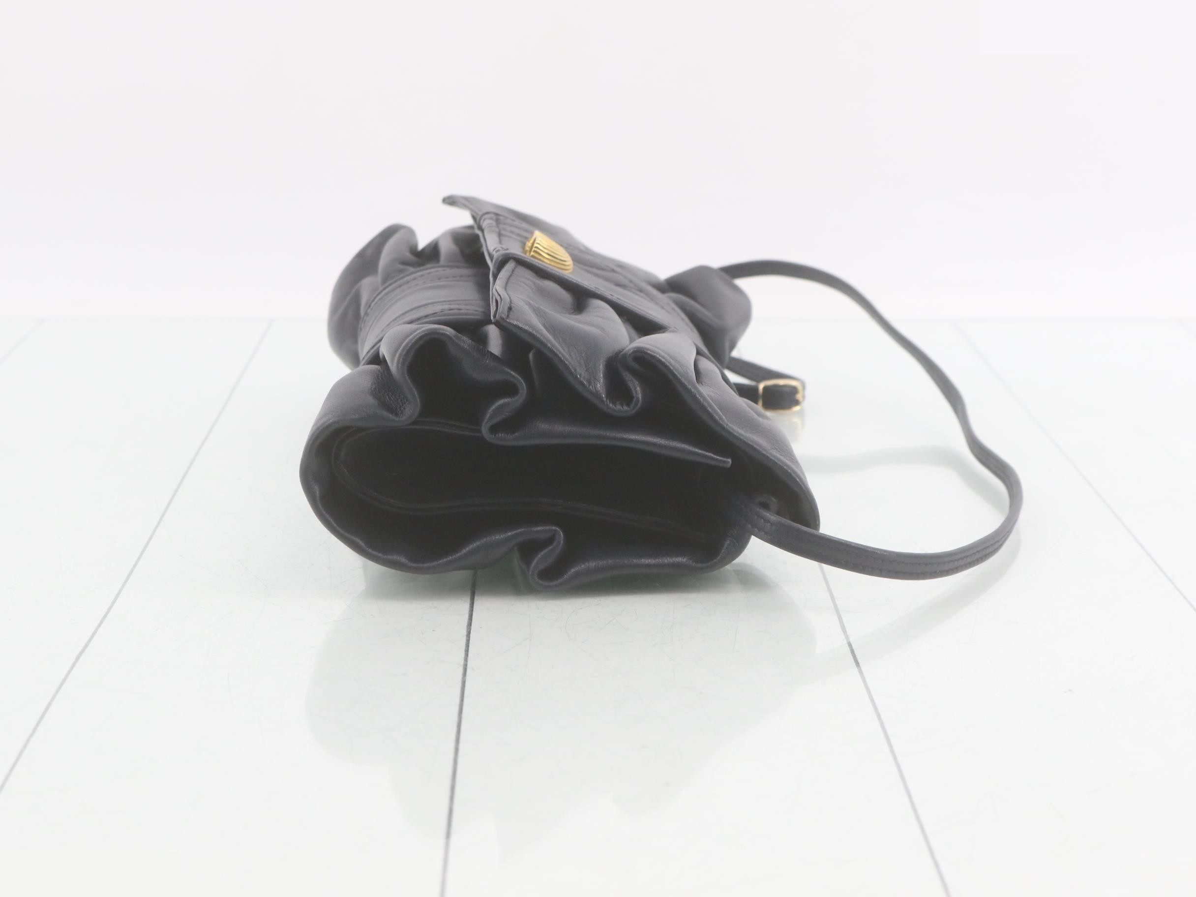 Ribbon Leather Shoulder Bag — view 3