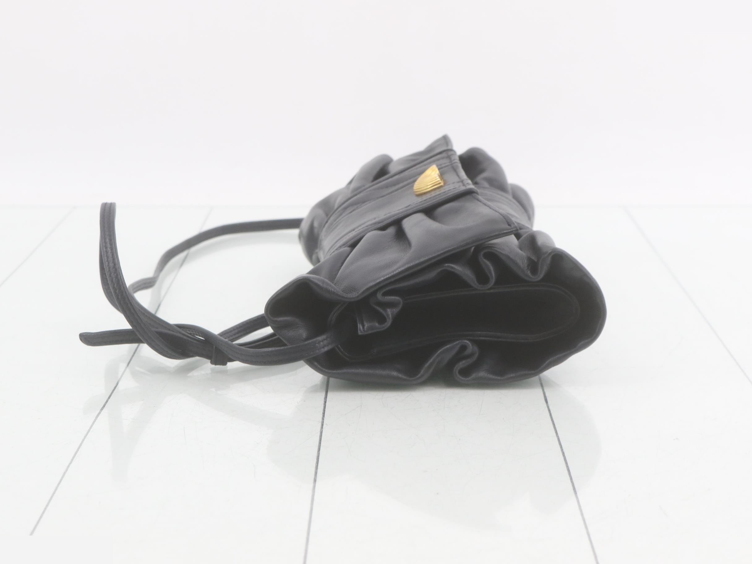 Ribbon Leather Shoulder Bag — view 4