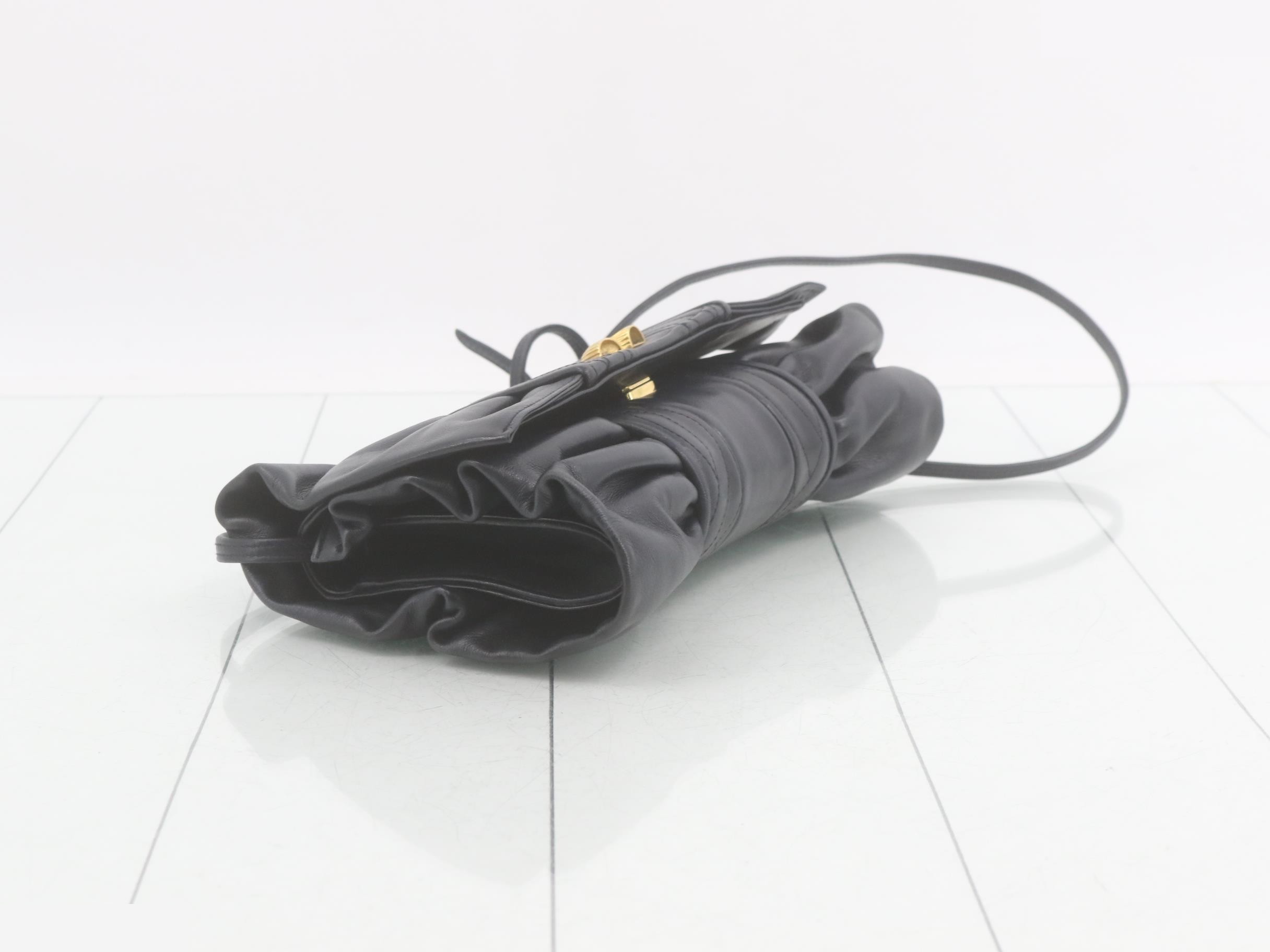 Ribbon Leather Shoulder Bag — view 5