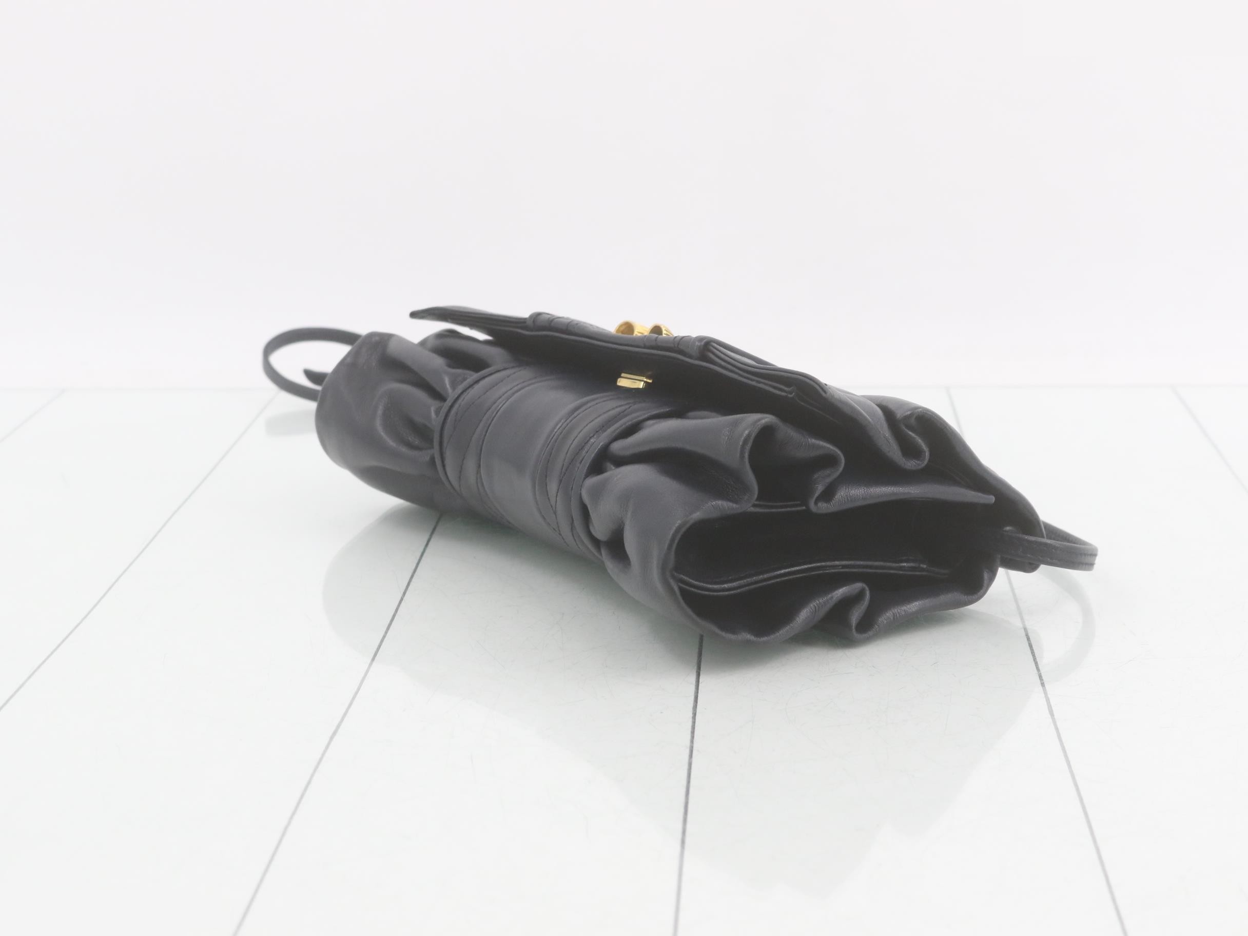 Ribbon Leather Shoulder Bag — view 6