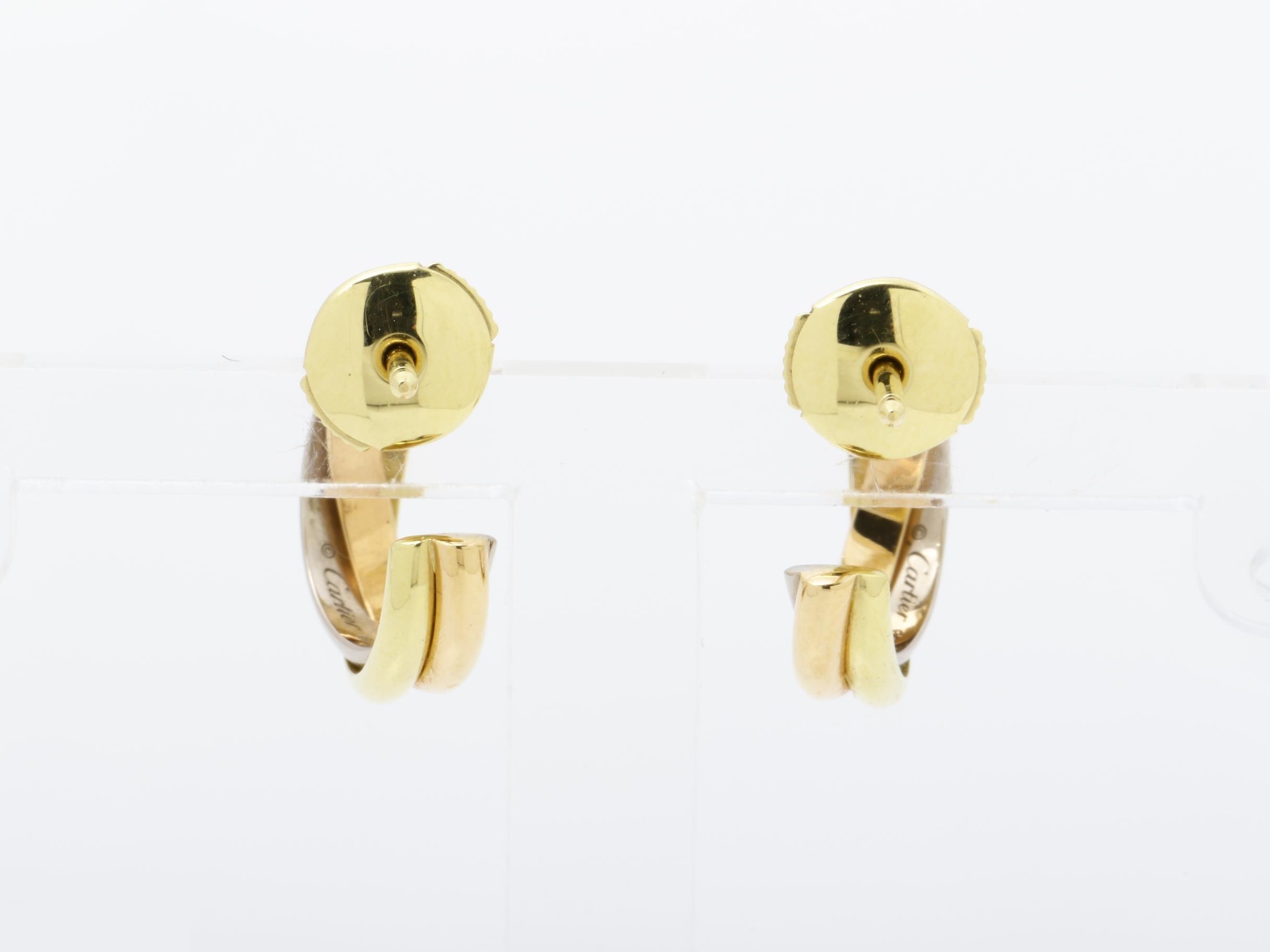 750 Earrings 3.4g Trinity — view 4