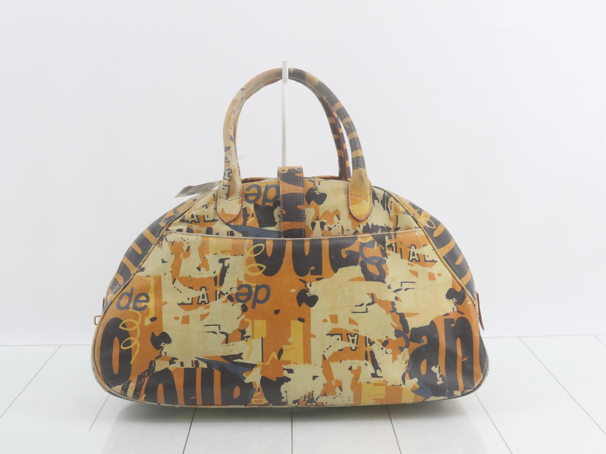 Graffiti Double Saddle Galliano Handbag — view 2