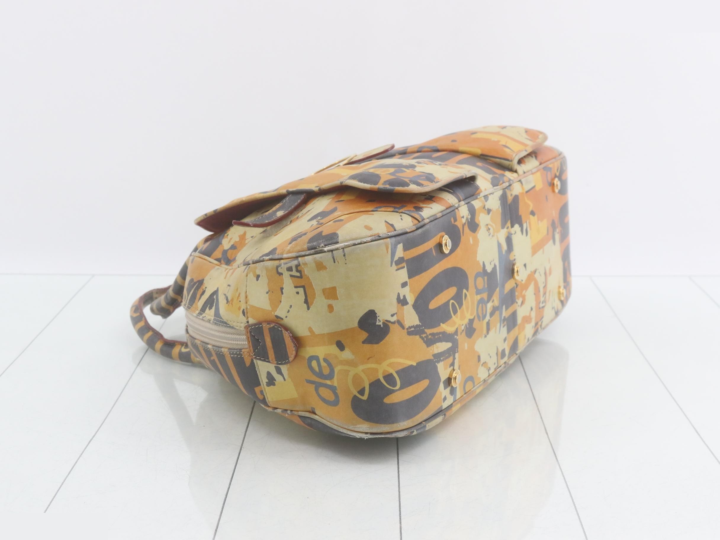 Graffiti Double Saddle Galliano Handbag — view 5