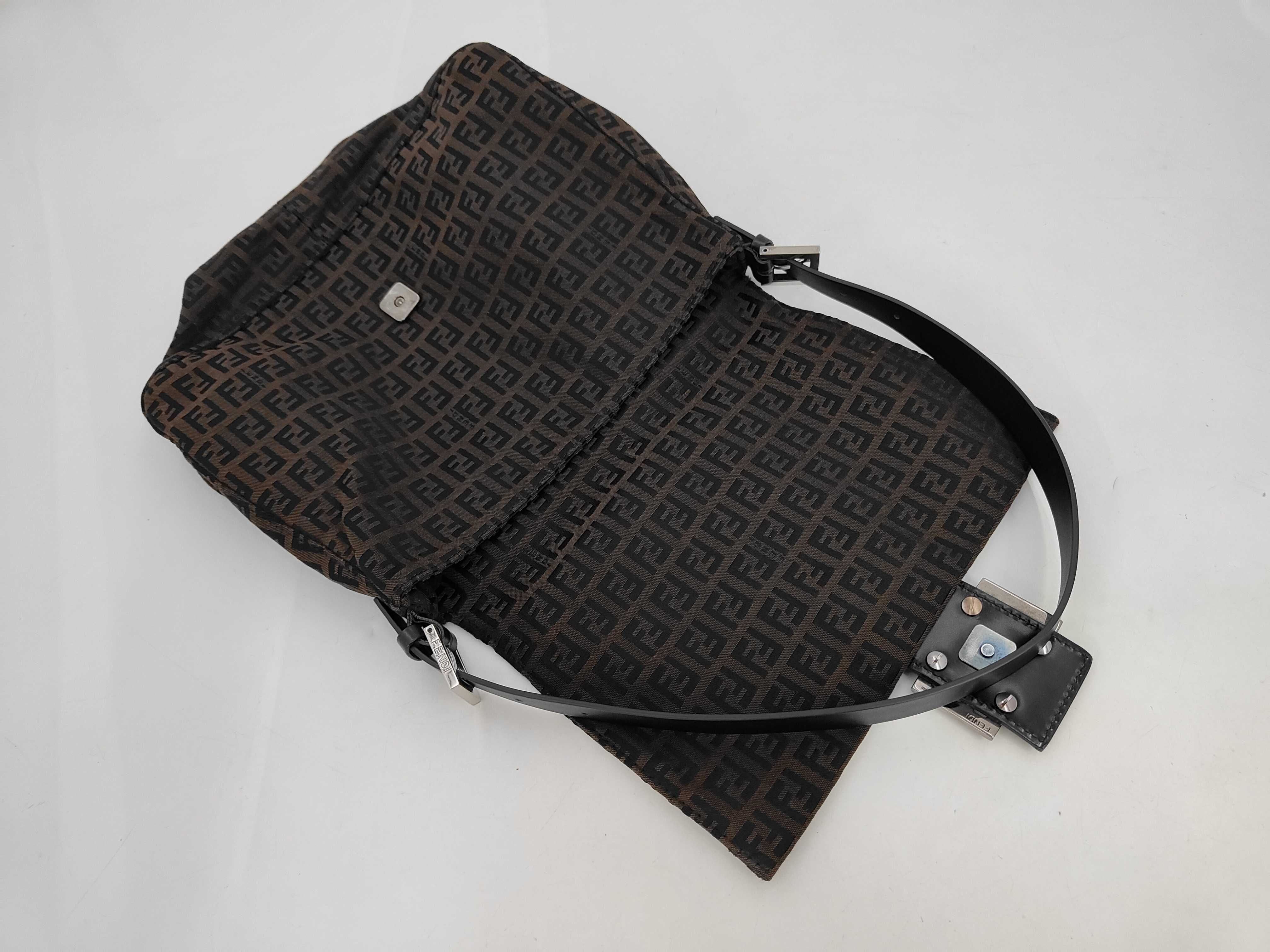 FF Logo Shoulder Bag Brown — view 9