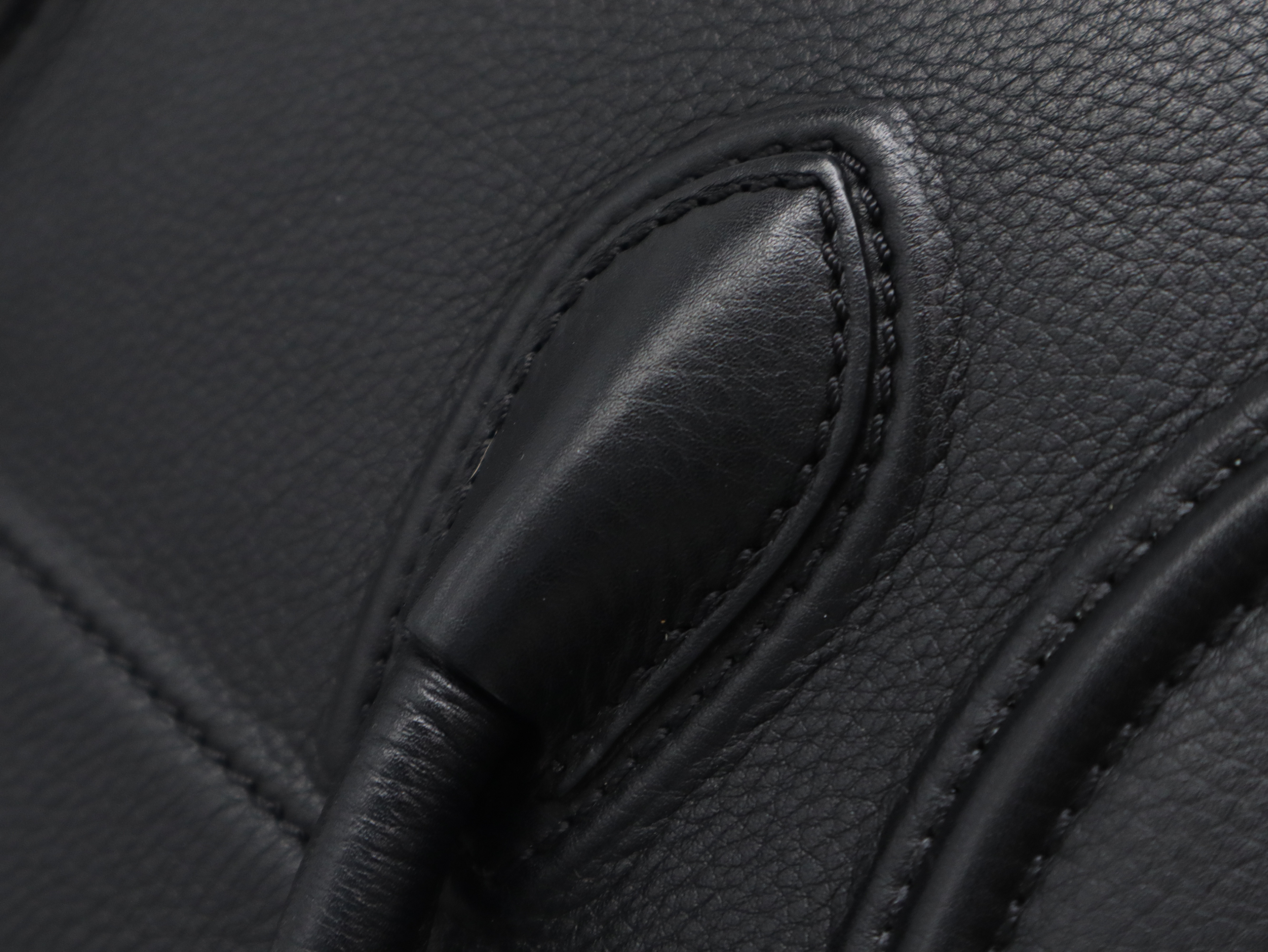 Leather Luggage Phantom Black Tote Bag — view 8