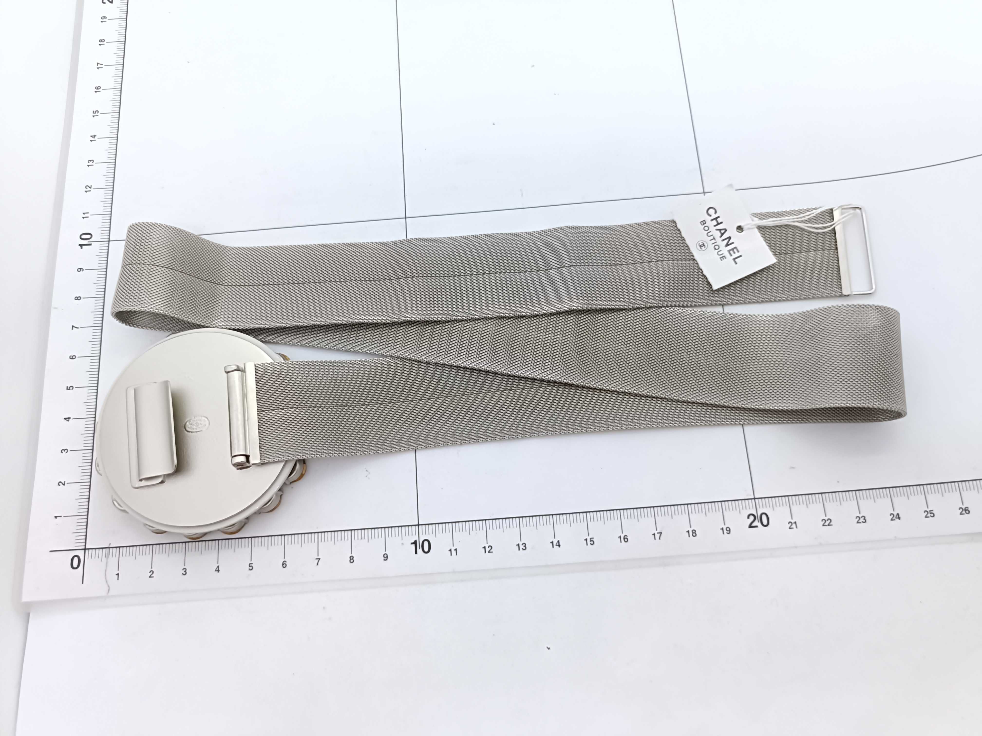00A Coco Rhinestone Mesh Belt — view 5