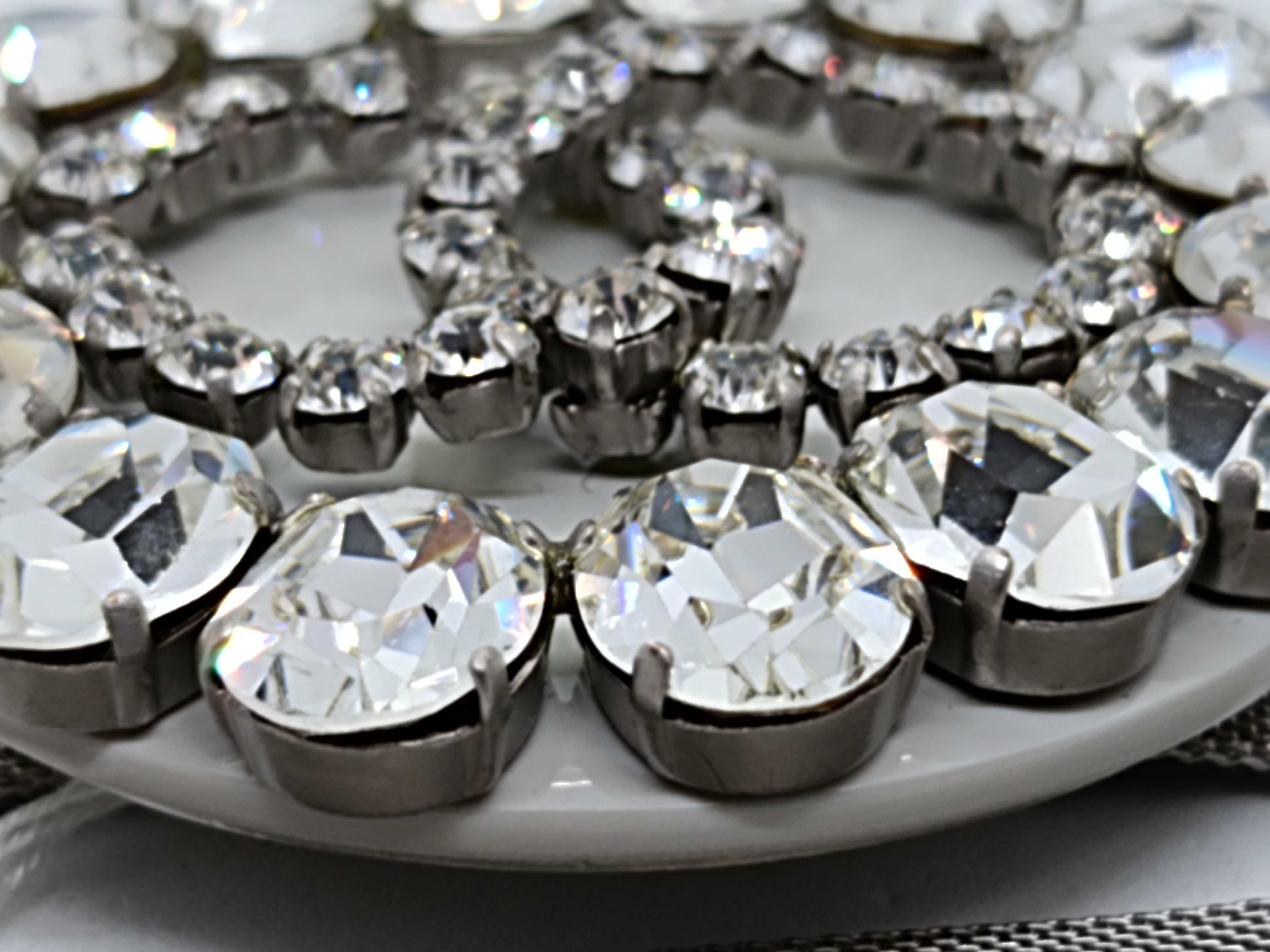 00A Coco Rhinestone Mesh Belt — view 10