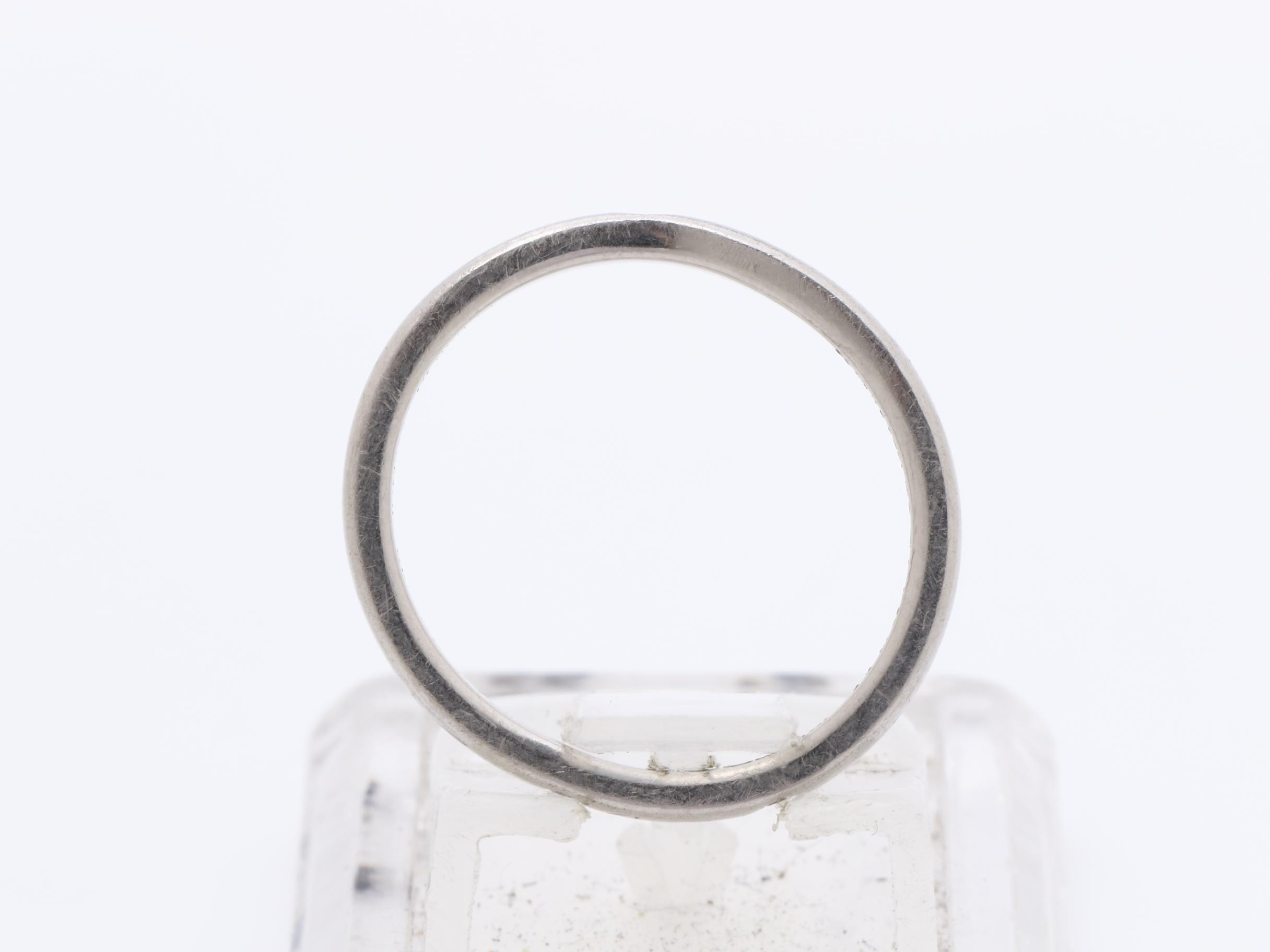 PT950 Ballerina Ring, Diamond, 3PD, Size #49, 3.2g, Platinum — view 5