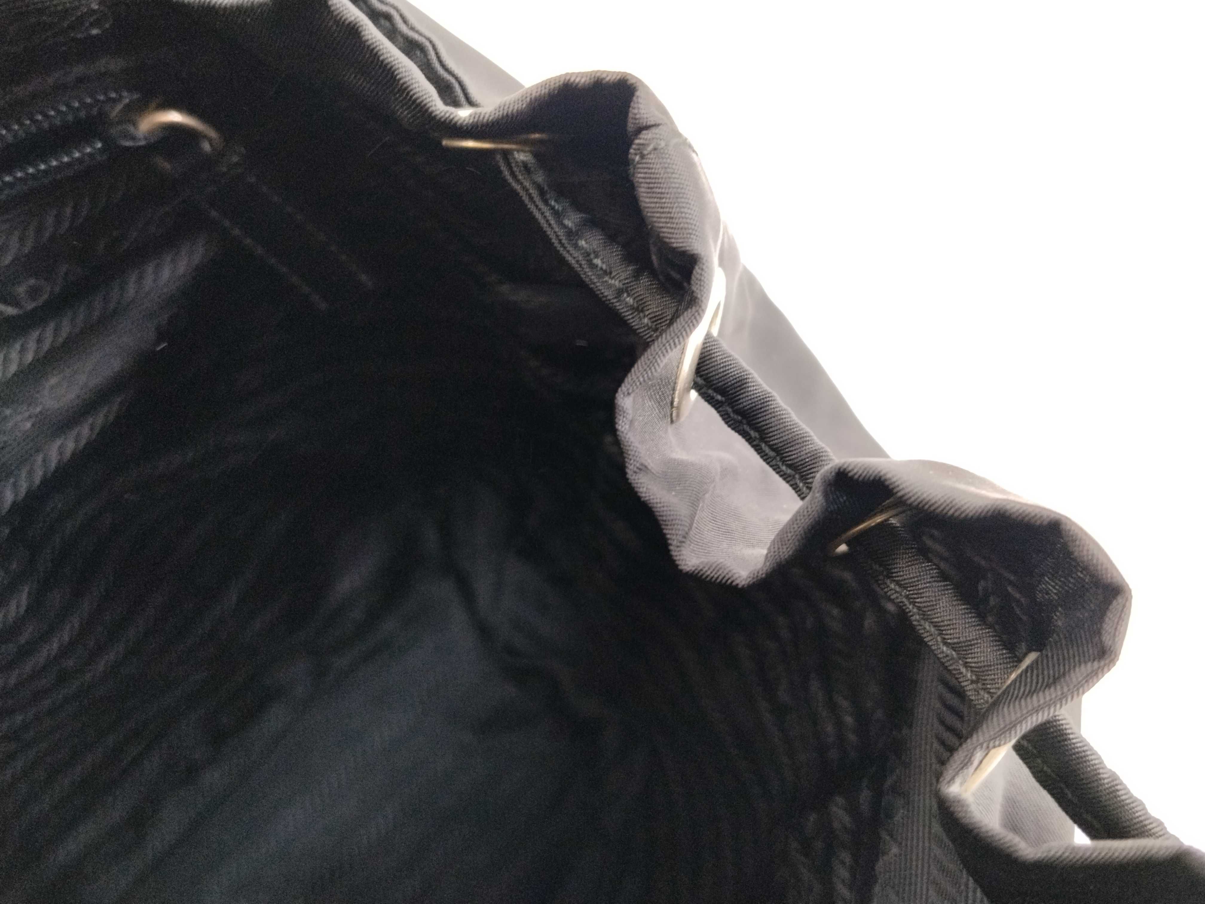 nylon backpack, black nylon backpack. — view 11