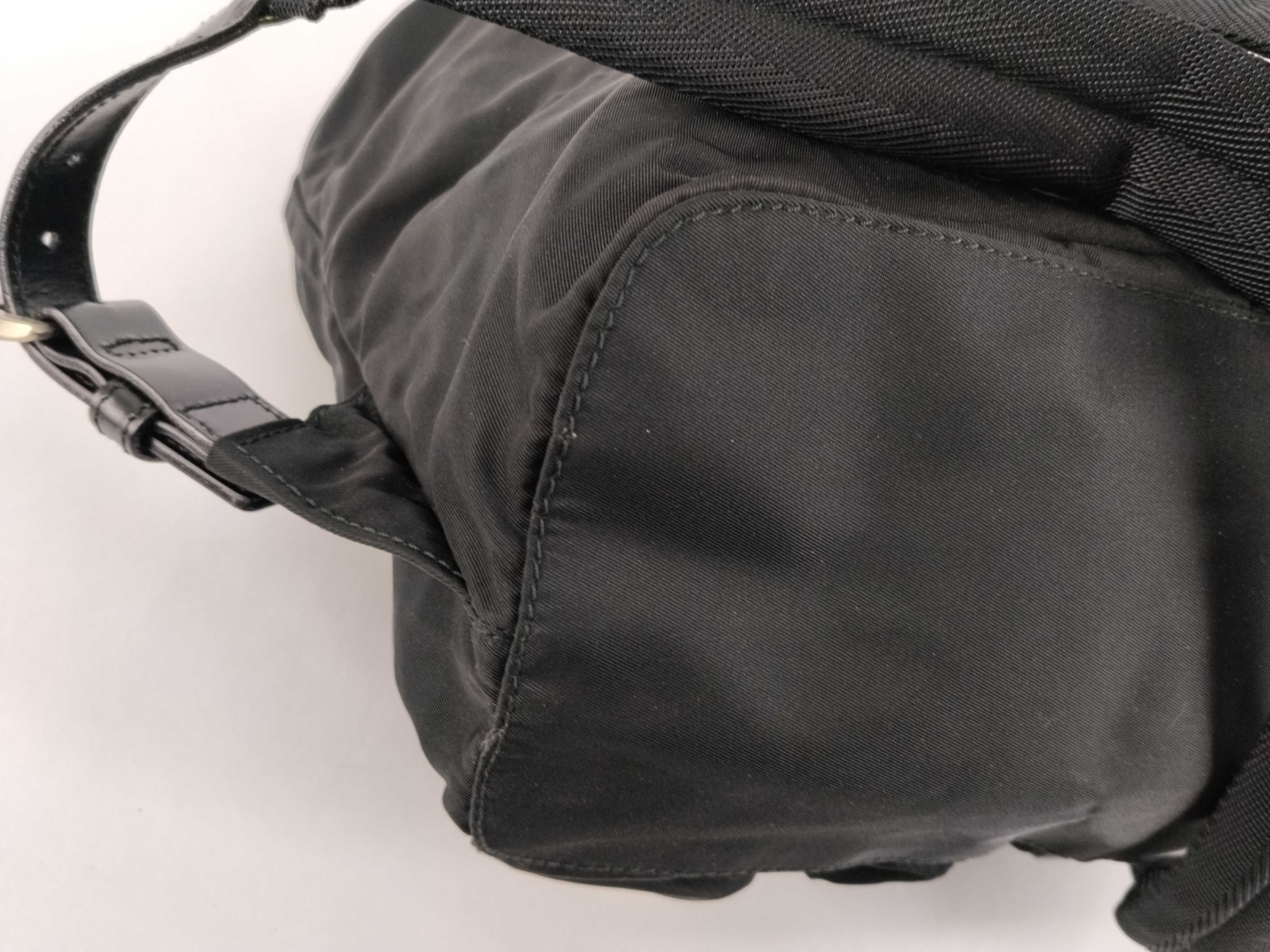 nylon backpack, black nylon backpack. — view 6