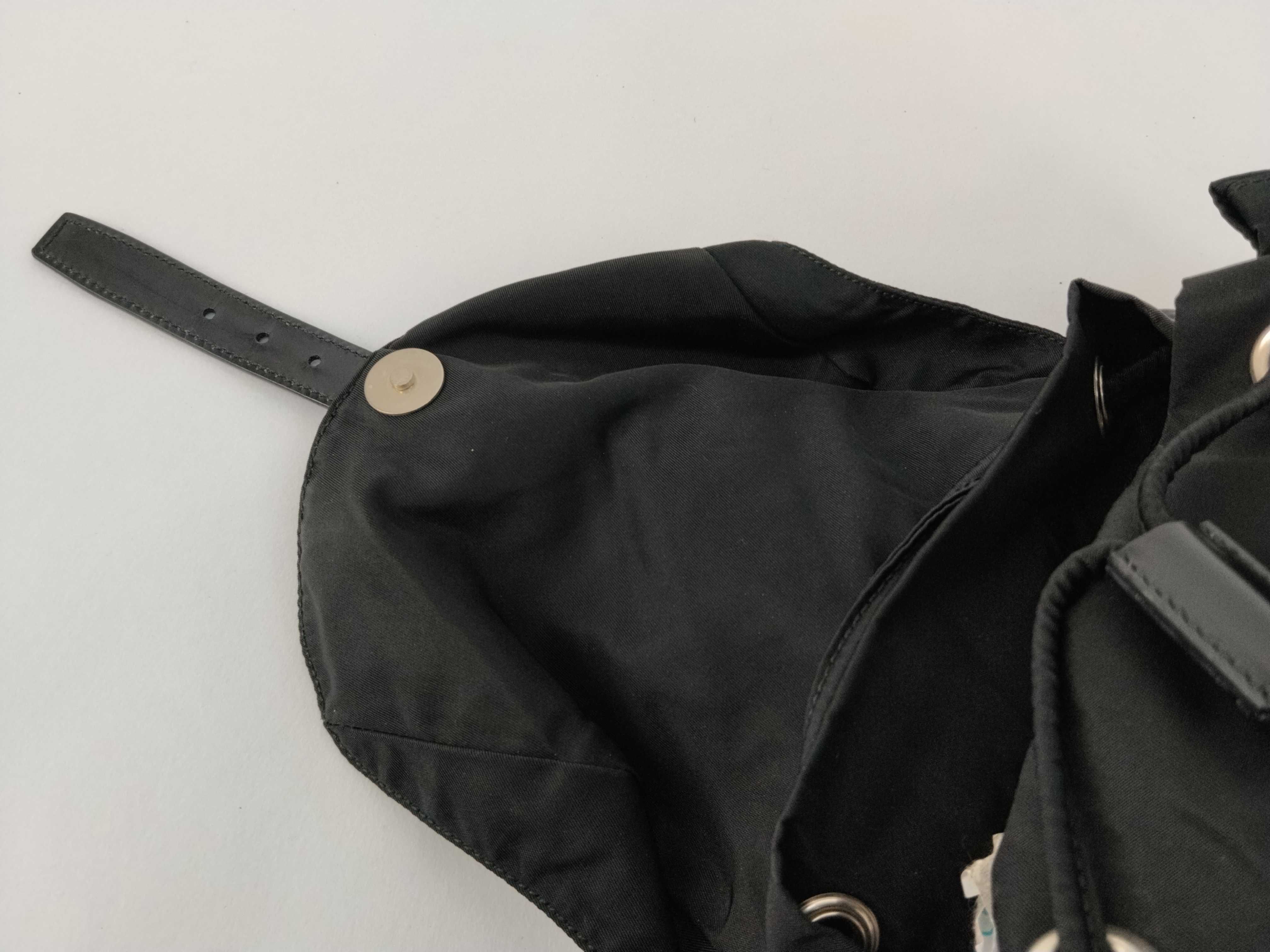 nylon backpack, black nylon backpack. — view 9